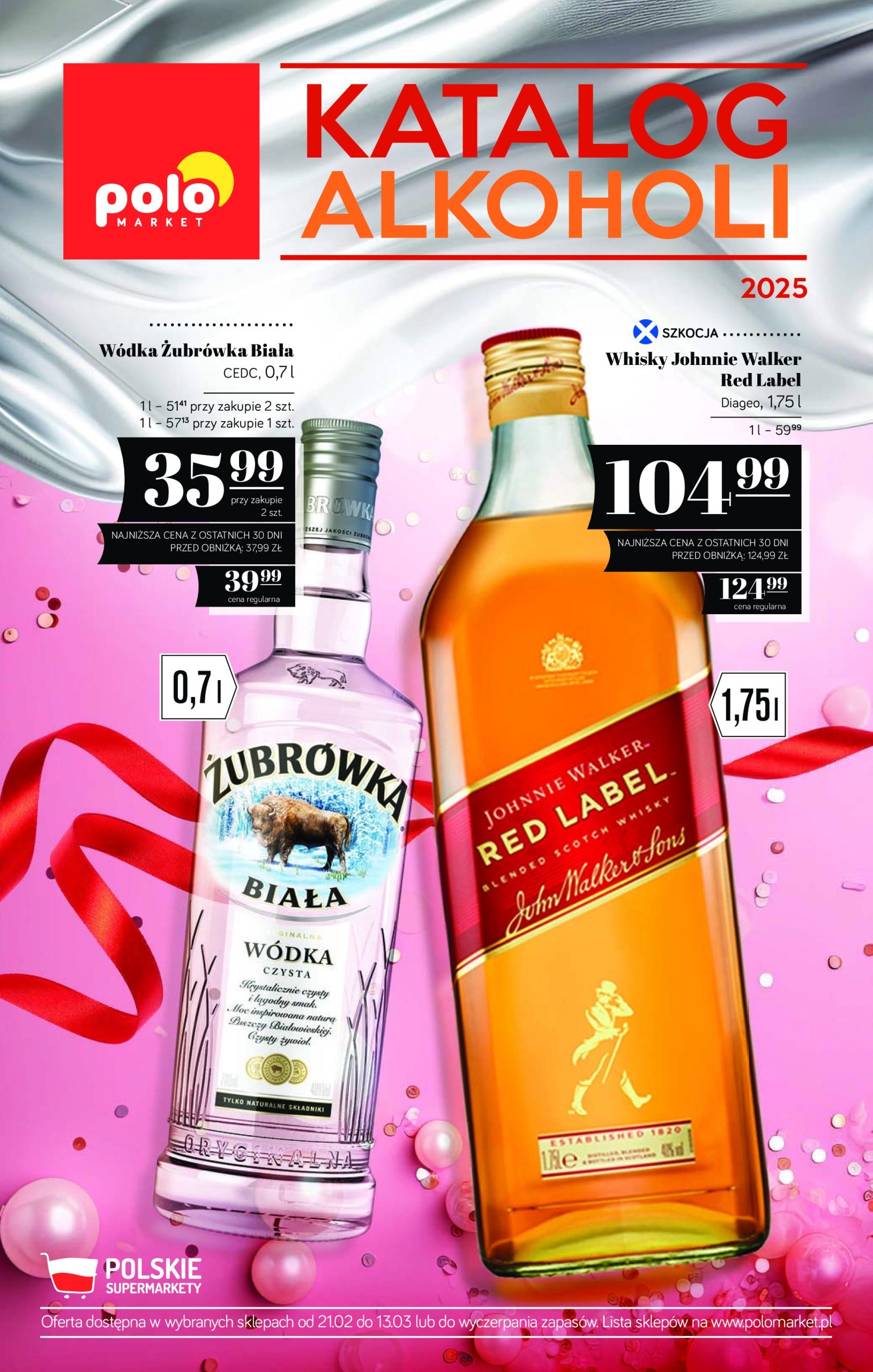 polomarket - POLO market - Katalog alkoholi gazetka ważna od 21.02. - 13.03.