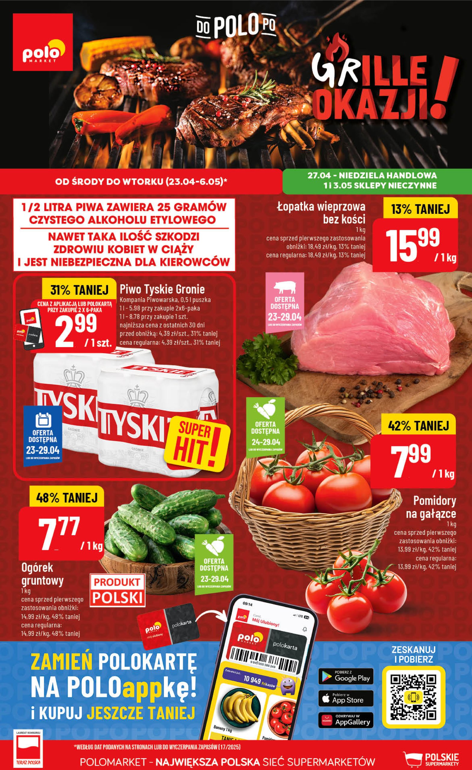 polomarket - POLO market gazetka ważna od 23.04. - 06.05.