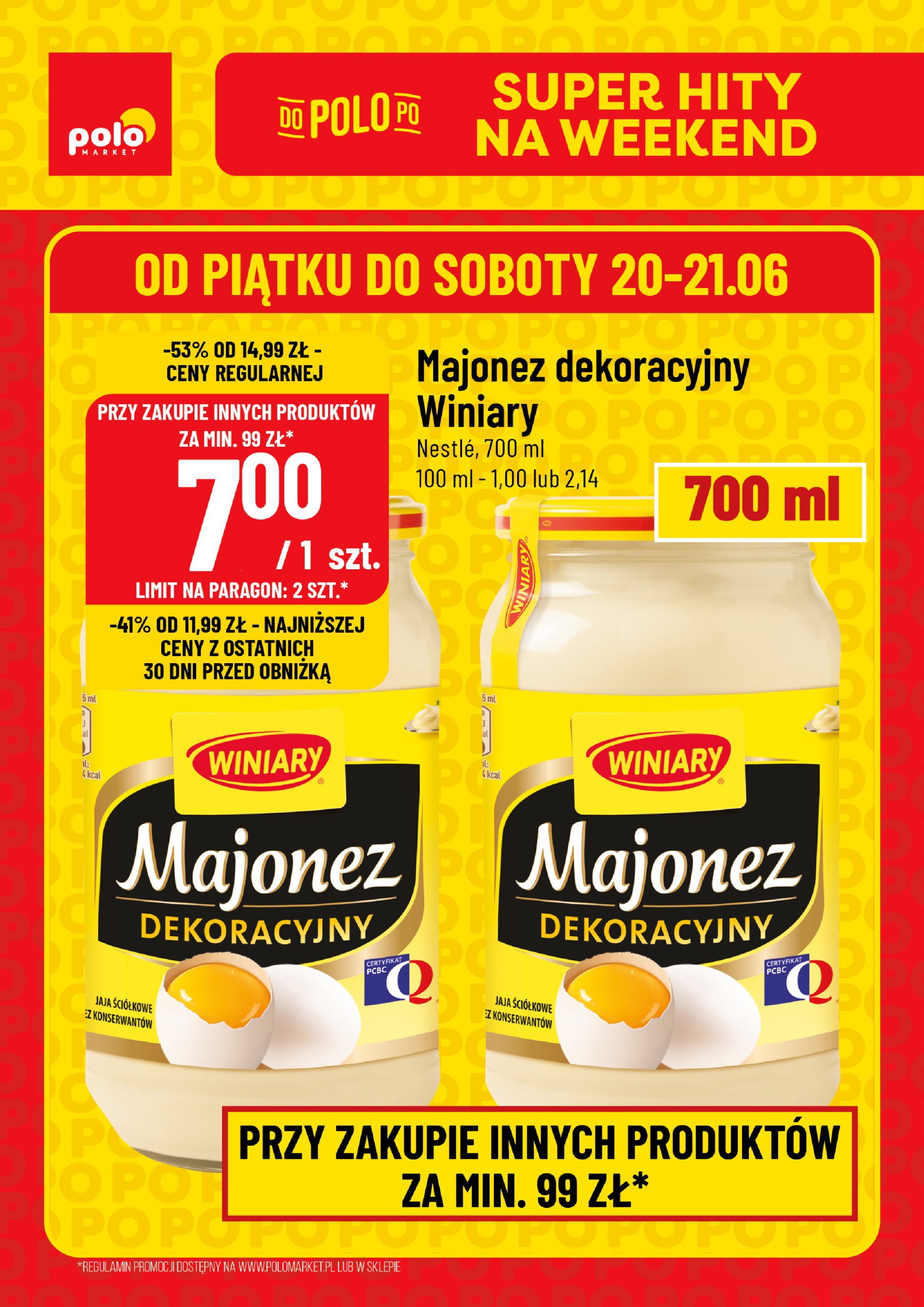 polomarket - Gazetka POLO market - Super Hity na Weekend ważna od 18.06. - 21.06.