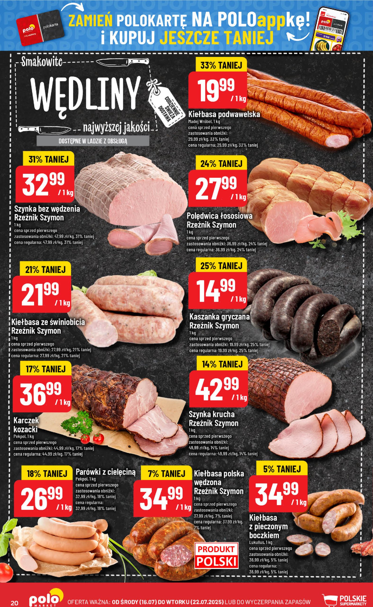polomarket - Gazetka POLO market ważna od 16.07. - 22.07. - page: 20 polomarket - Gazetka POLO market ważna od 16.07. - 22.07. - page: 20