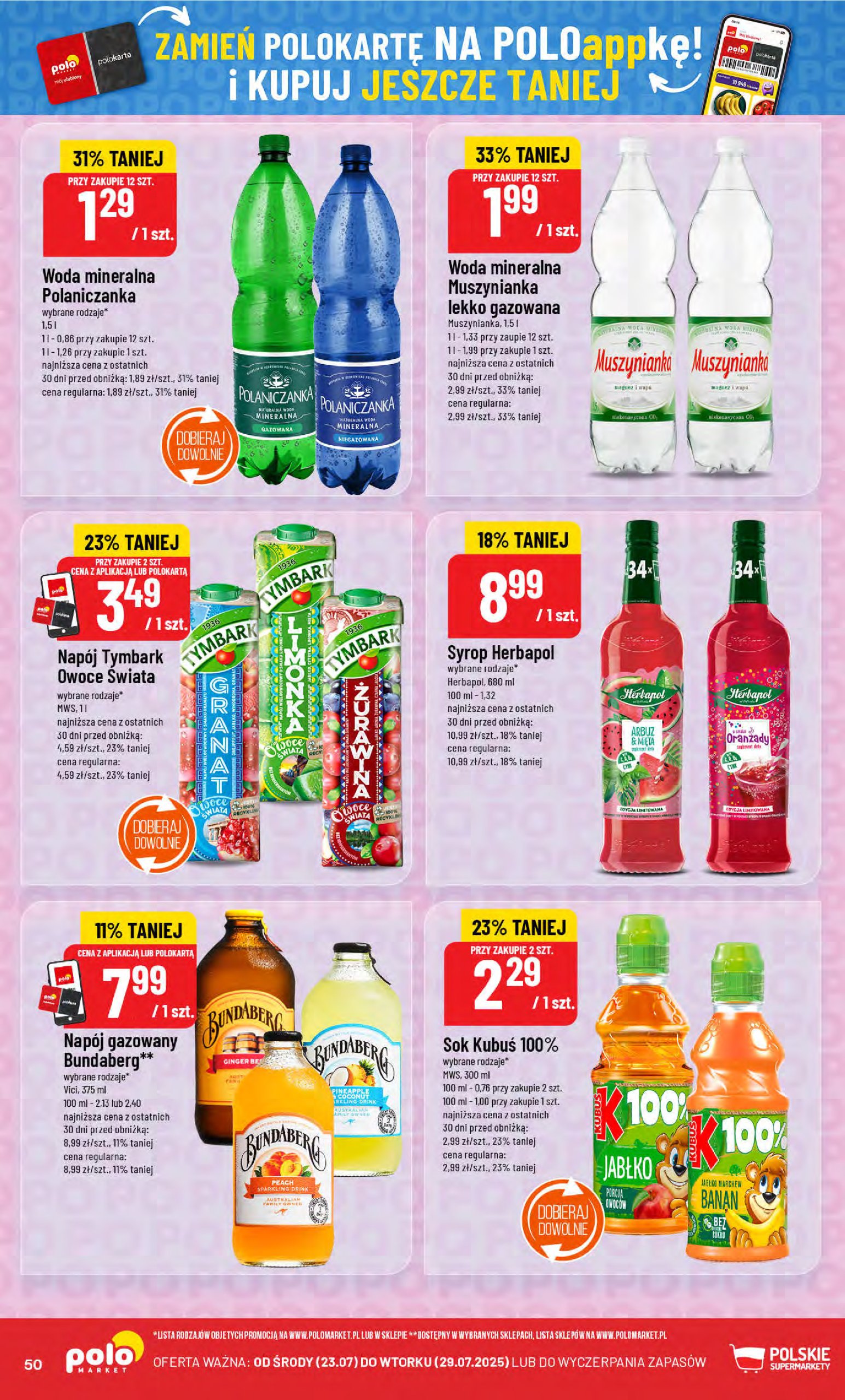 polomarket - Gazetka POLO market ważna od 23.07. - 29.07. - page: 50