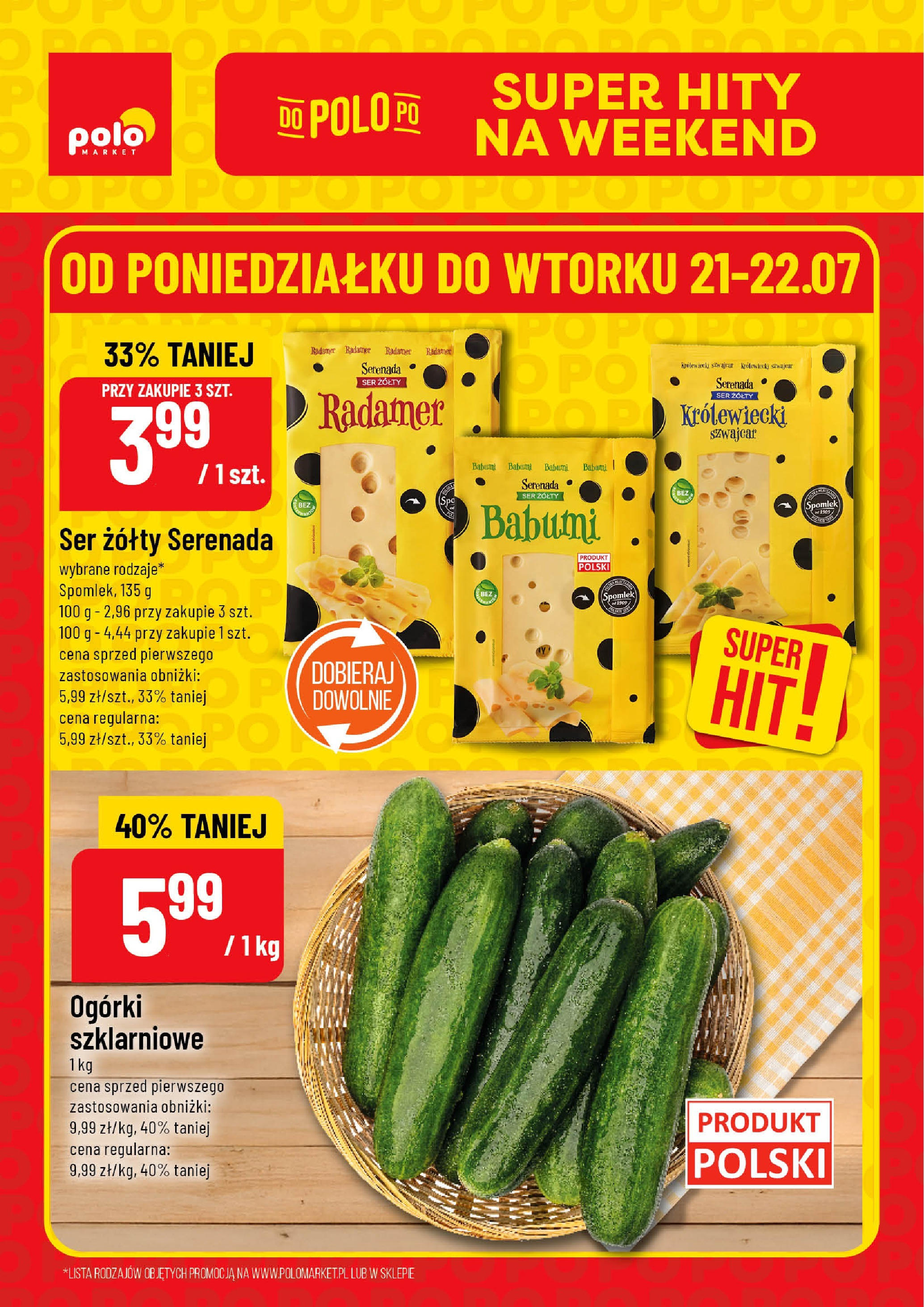 polomarket - Gazetka POLO market - Super Hity na Weekend ważna od 21.07. - 22.07.