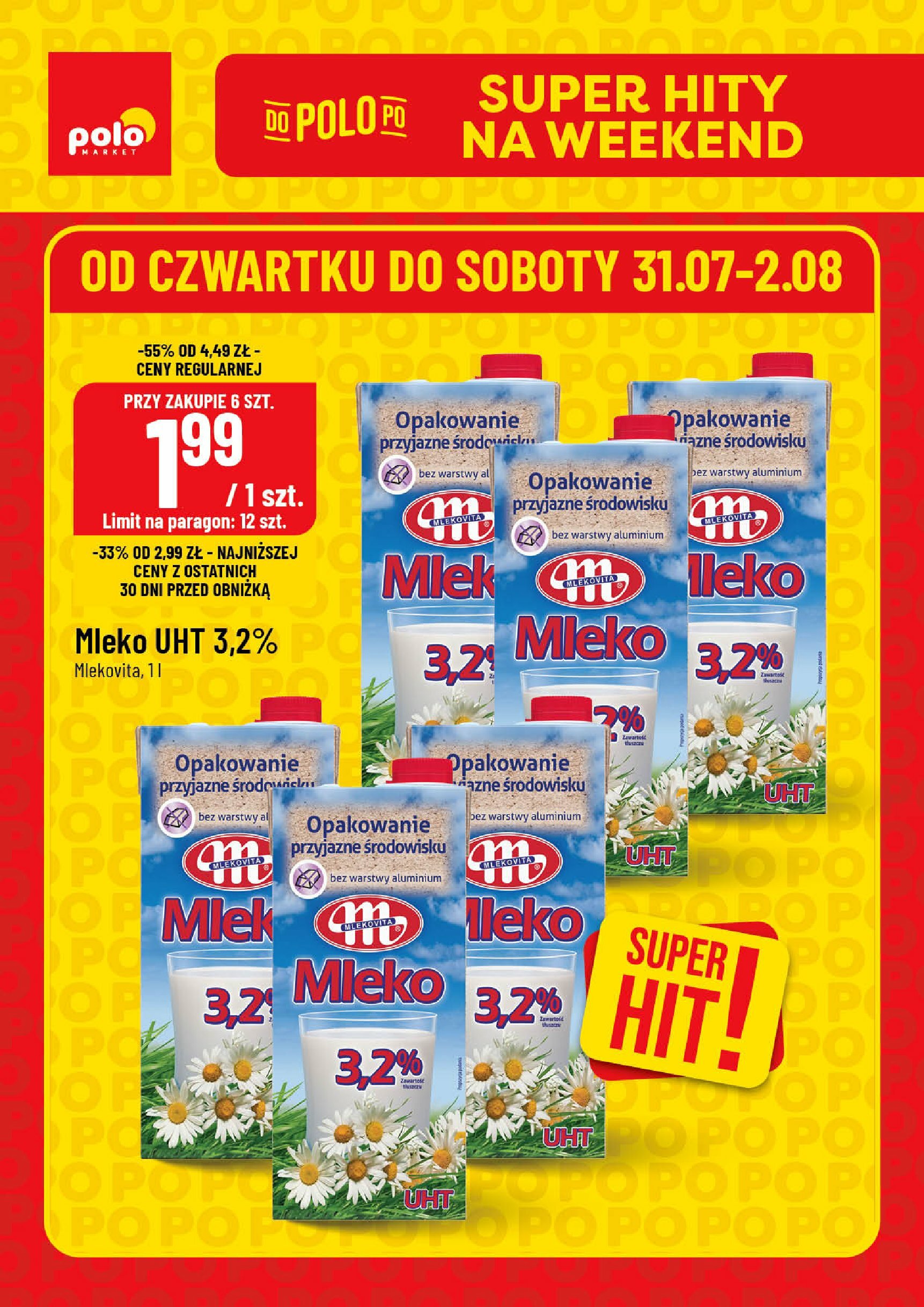 polomarket - Gazetka POLO market - Super Hity na Weekend ważna od 31.07. - 02.08.