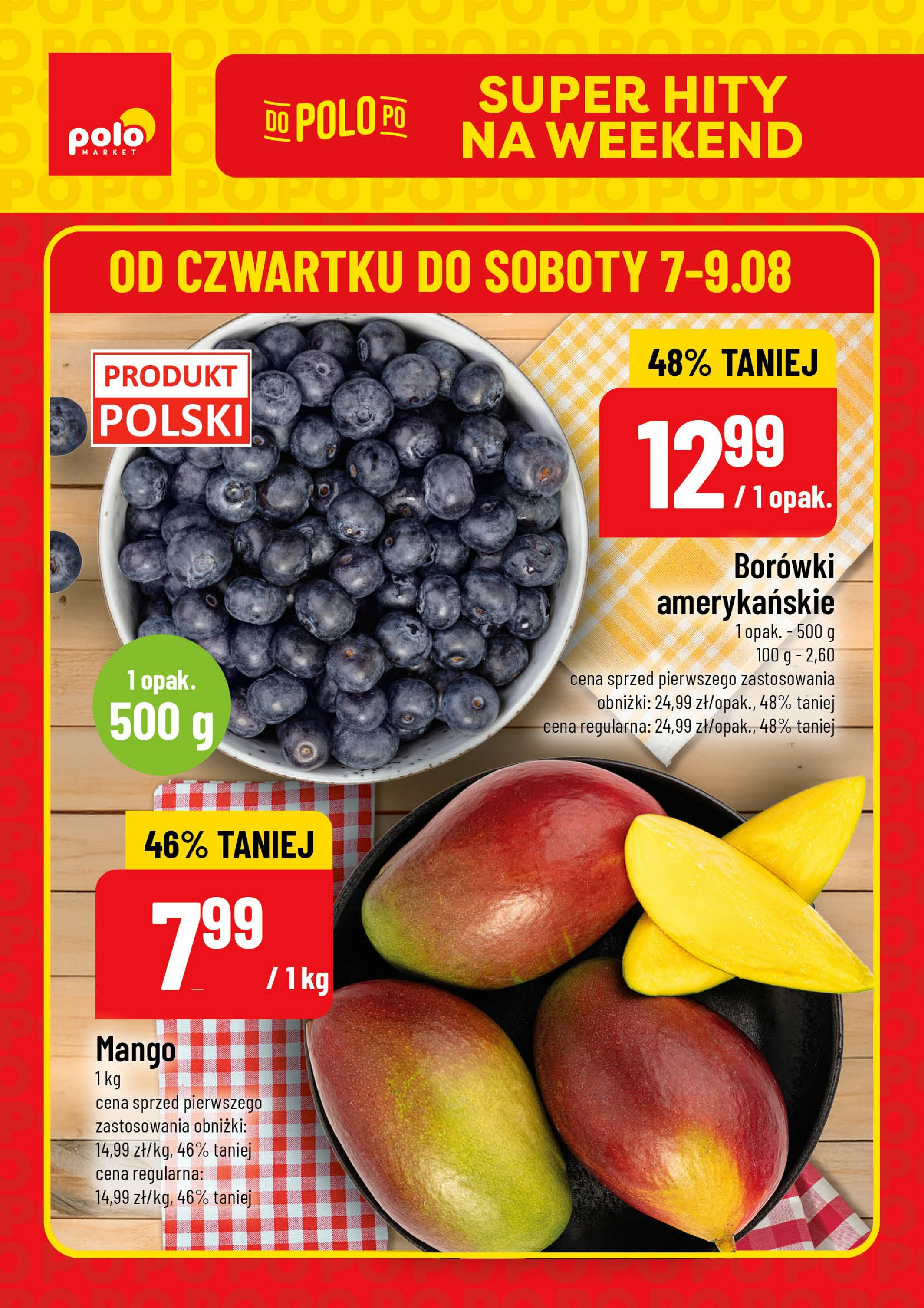 polomarket - Gazetka POLO market - Super Hity na Weekend - ważna od 07.08. do 09.08. - page: 1
