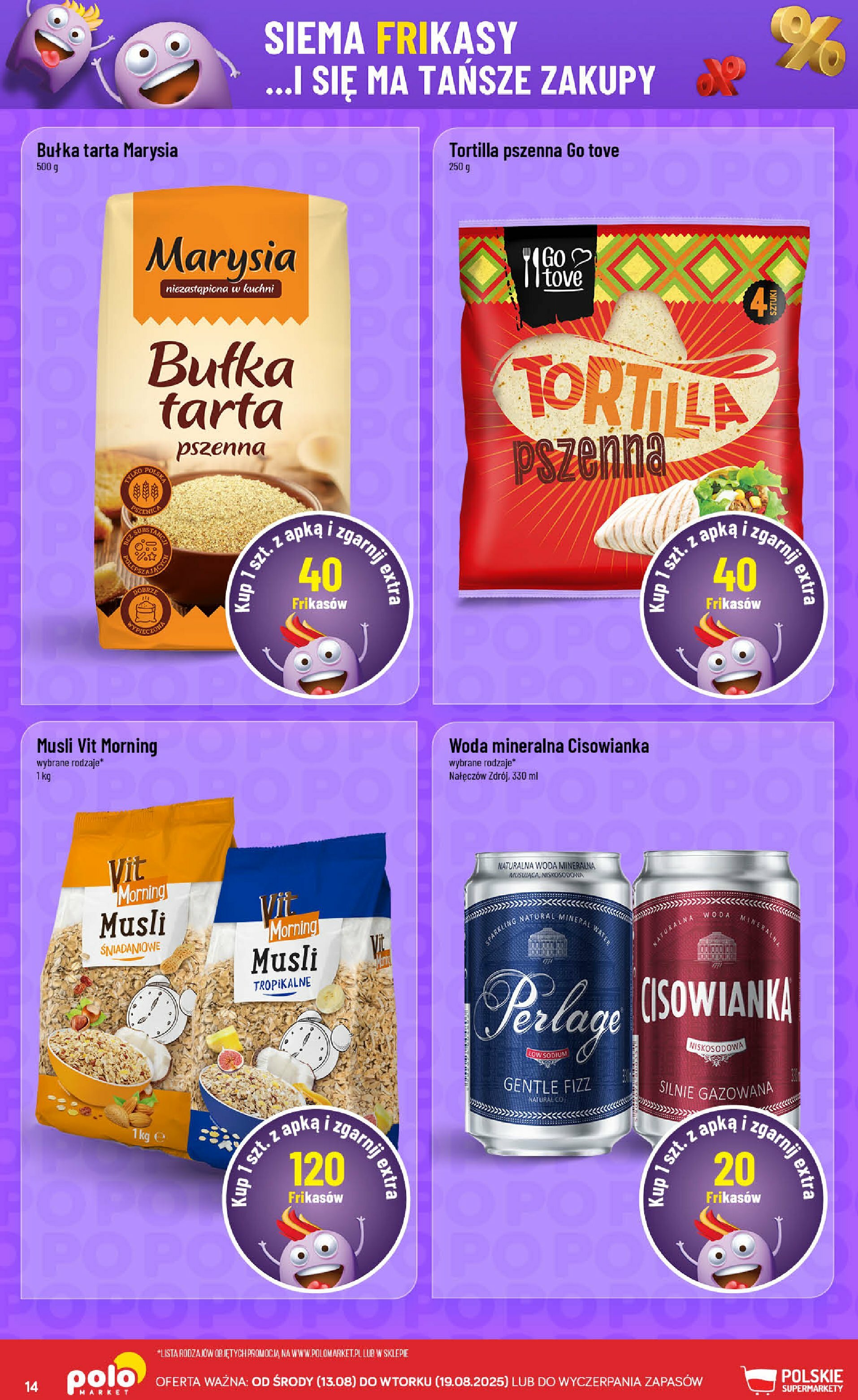 polomarket - Gazetka POLO market - Frikasowy Katalog - ważna od 13.08. do 19.08. - page: 14