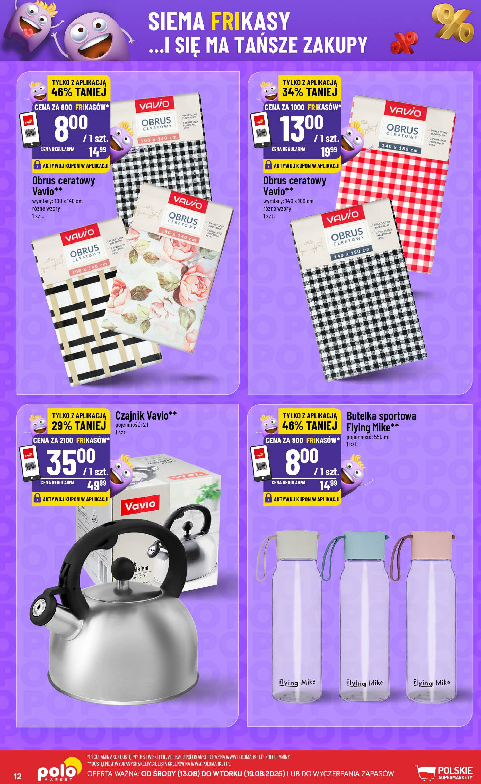 polomarket - Gazetka POLO market - Frikasowy Katalog - ważna od 13.08. do 19.08. - page: 12