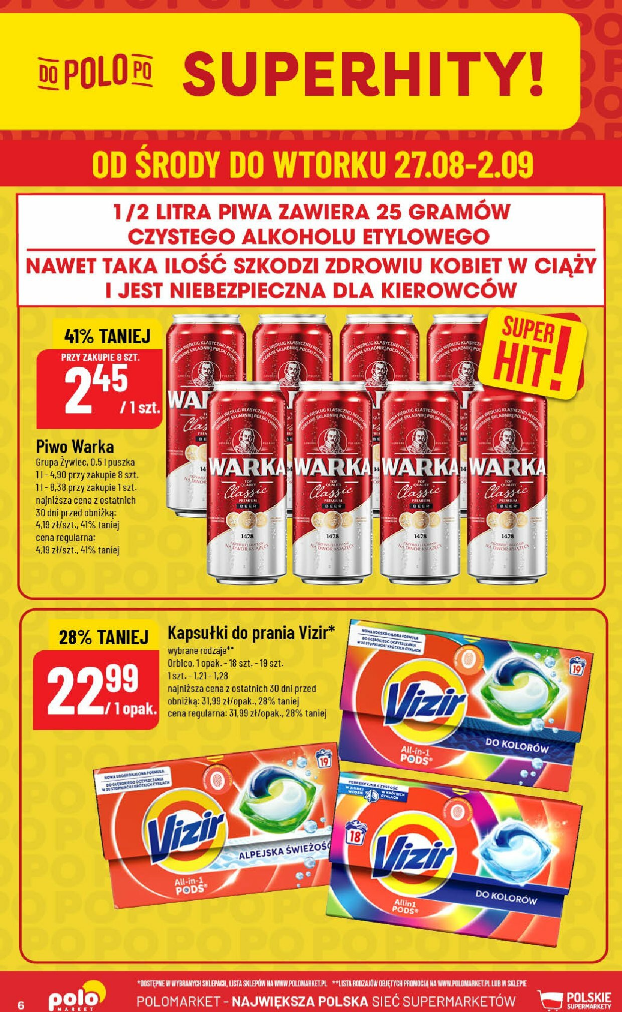 polomarket - Gazetka POLO market - ważna od 27.08. do 02.09. - page: 6 polomarket - Gazetka POLO market - ważna od 27.08. do 02.09. - page: 6