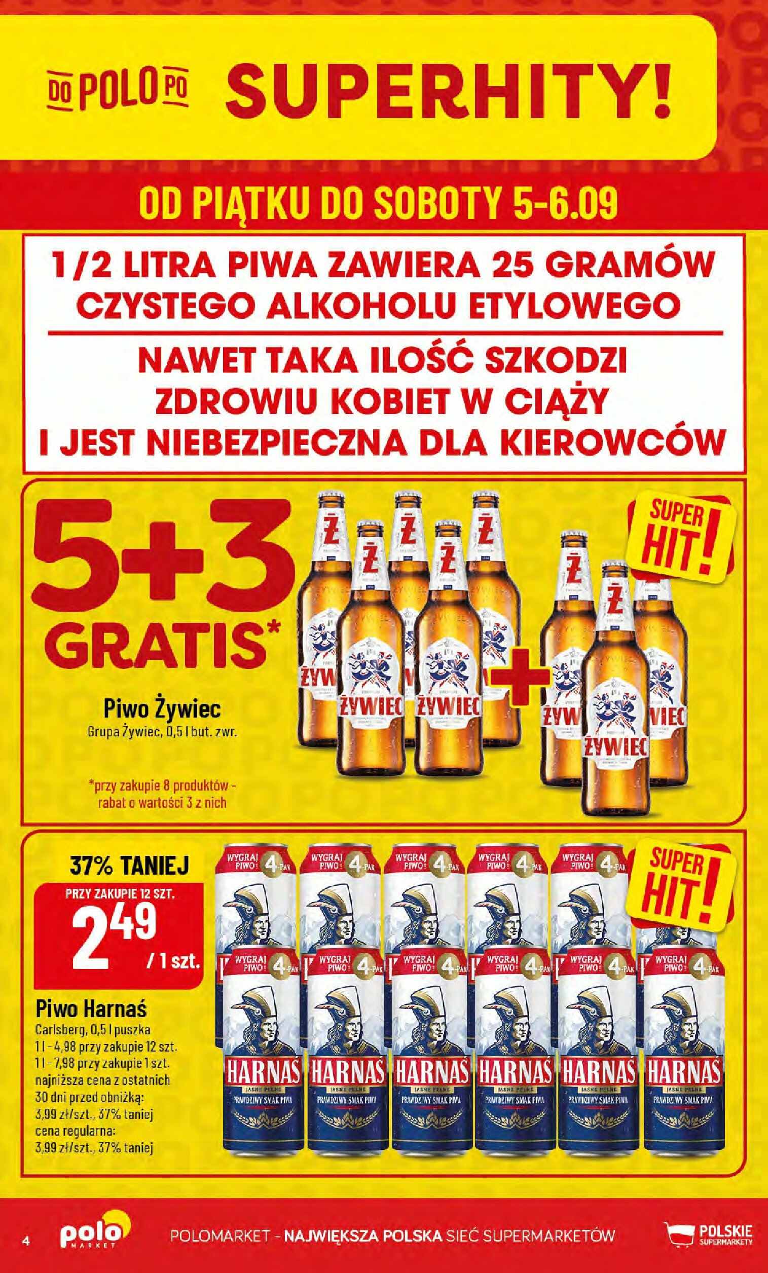 polomarket - Gazetka POLO market - ważna od 03.09. do 09.09. - page: 4 polomarket - Gazetka POLO market - ważna od 03.09. do 09.09. - page: 4