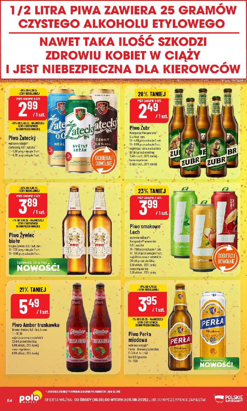 polomarket - Gazetka POLO market - ważna od 10.09. do 16.09. - page: 54