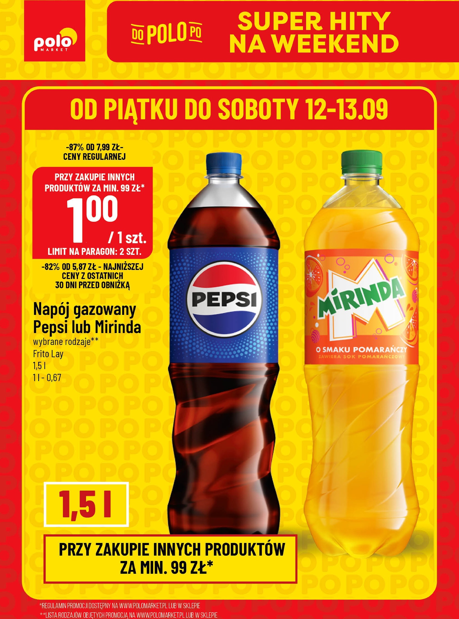 polomarket - Gazetka POLO market - Super Hity na Weekend - ważna od 12.09. do 13.09.