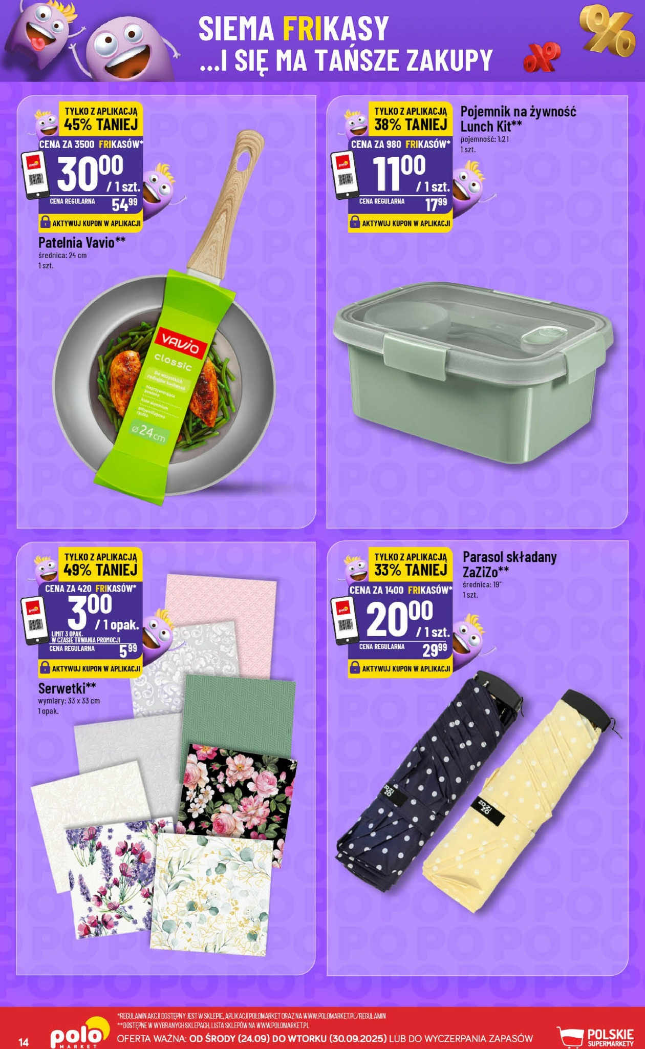polomarket - Gazetka POLO market - Frikasowy Katalog - ważna od 24.09. do 30.09. - page: 14