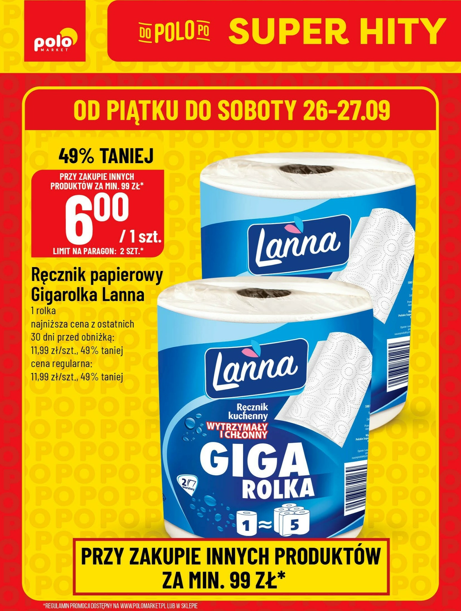 polomarket - Gazetka POLO market - Super Hity na Weekend - ważna od 25.09. do 27.09.