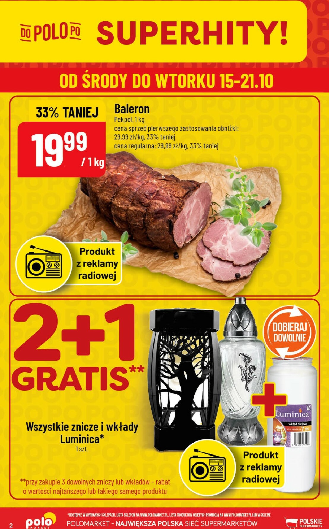 polomarket - Gazetka POLO market - ważna od 15.10. do 21.10. - page: 2 polomarket - Gazetka POLO market - ważna od 15.10. do 21.10. - page: 2