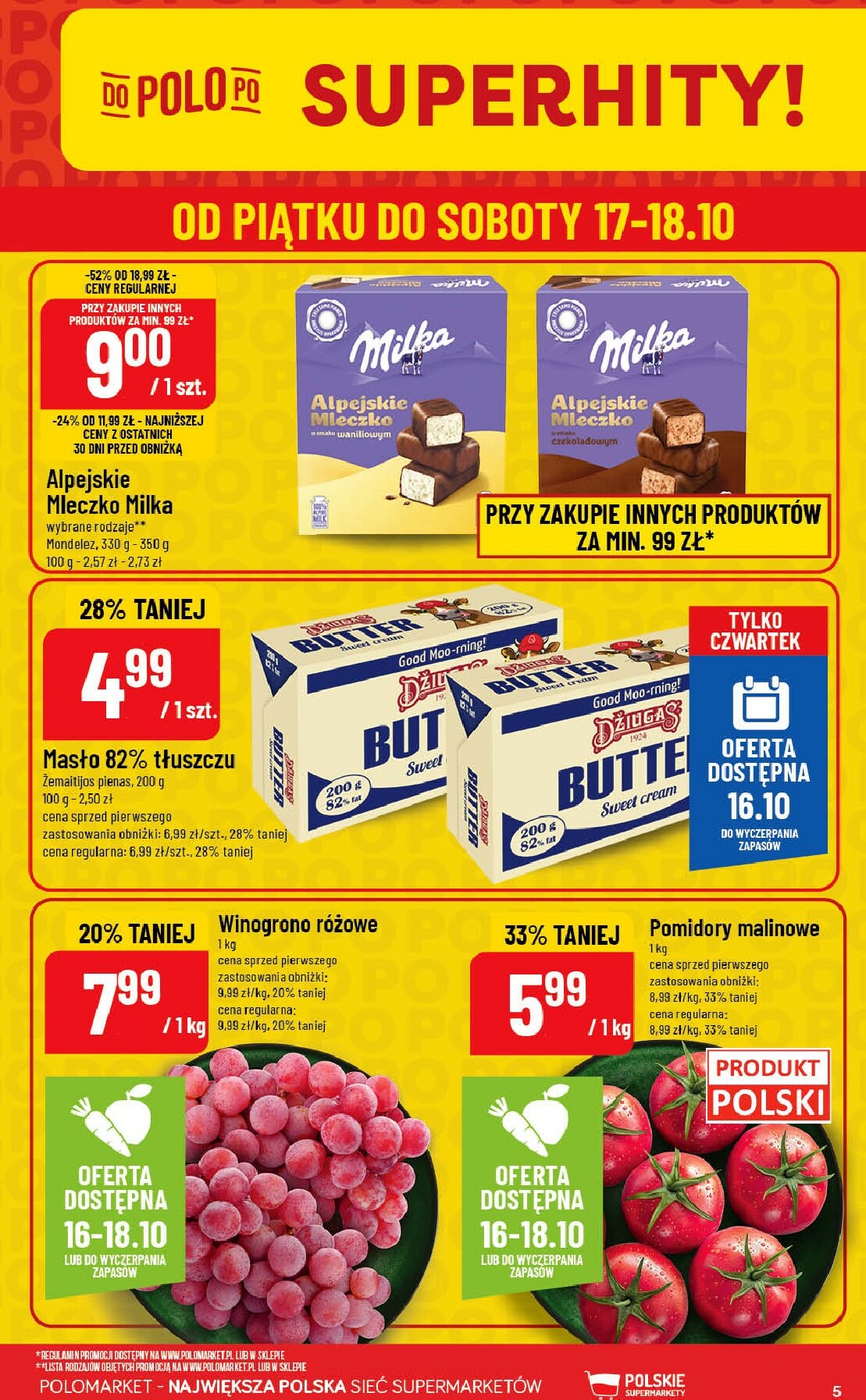 polomarket - Gazetka POLO market - ważna od 15.10. do 21.10. - page: 5 polomarket - Gazetka POLO market - ważna od 15.10. do 21.10. - page: 5