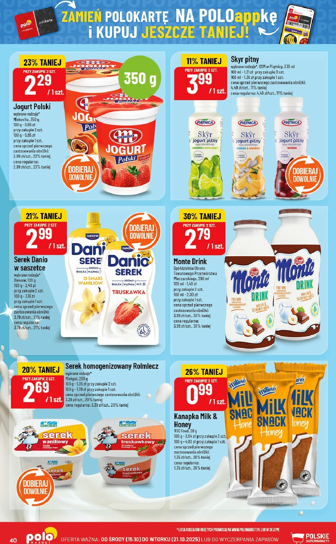 polomarket - Gazetka POLO market - ważna od 15.10. do 21.10. - page: 40 polomarket - Gazetka POLO market - ważna od 15.10. do 21.10. - page: 40