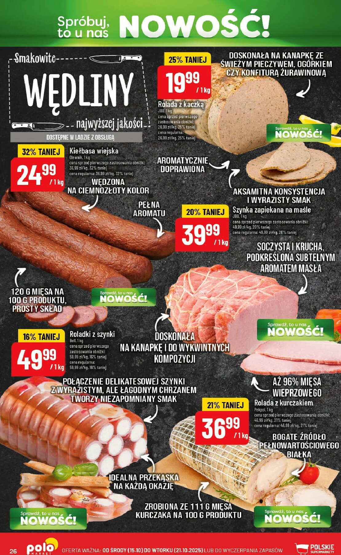 polomarket - Gazetka POLO market - ważna od 15.10. do 21.10. - page: 26 polomarket - Gazetka POLO market - ważna od 15.10. do 21.10. - page: 26