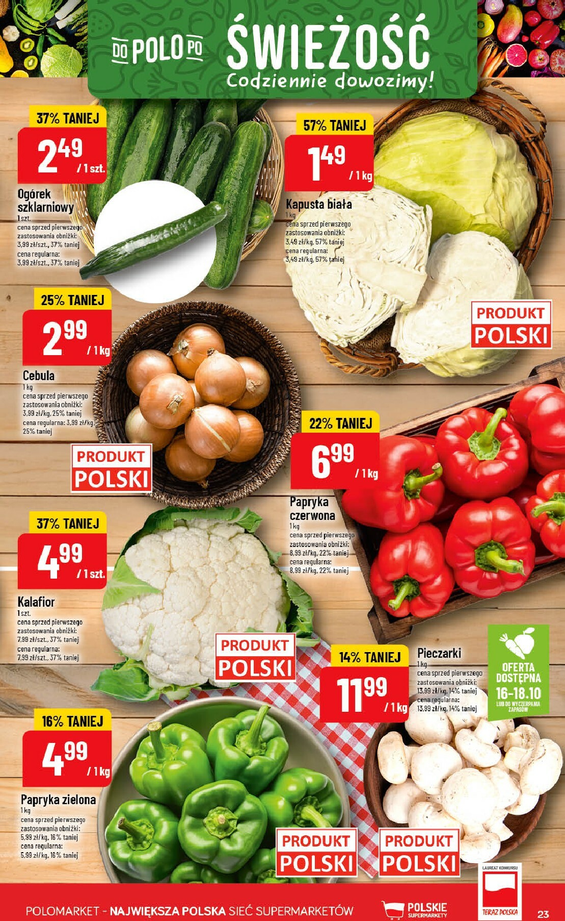 polomarket - Gazetka POLO market - ważna od 15.10. do 21.10. - page: 23 polomarket - Gazetka POLO market - ważna od 15.10. do 21.10. - page: 23