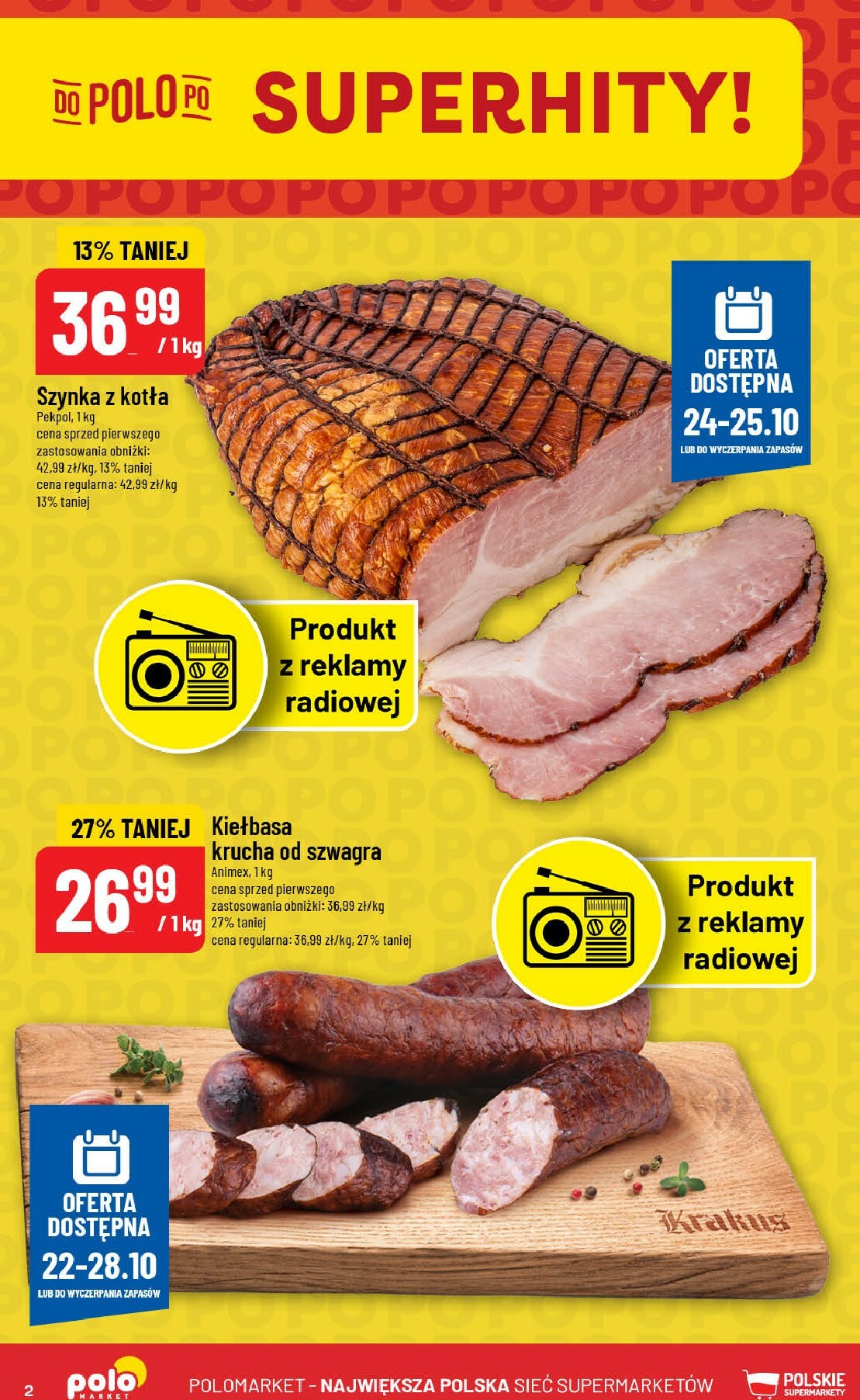 polomarket - Gazetka POLO market - ważna od 22.10. do 28.10. - page: 2 polomarket - Gazetka POLO market - ważna od 22.10. do 28.10. - page: 2