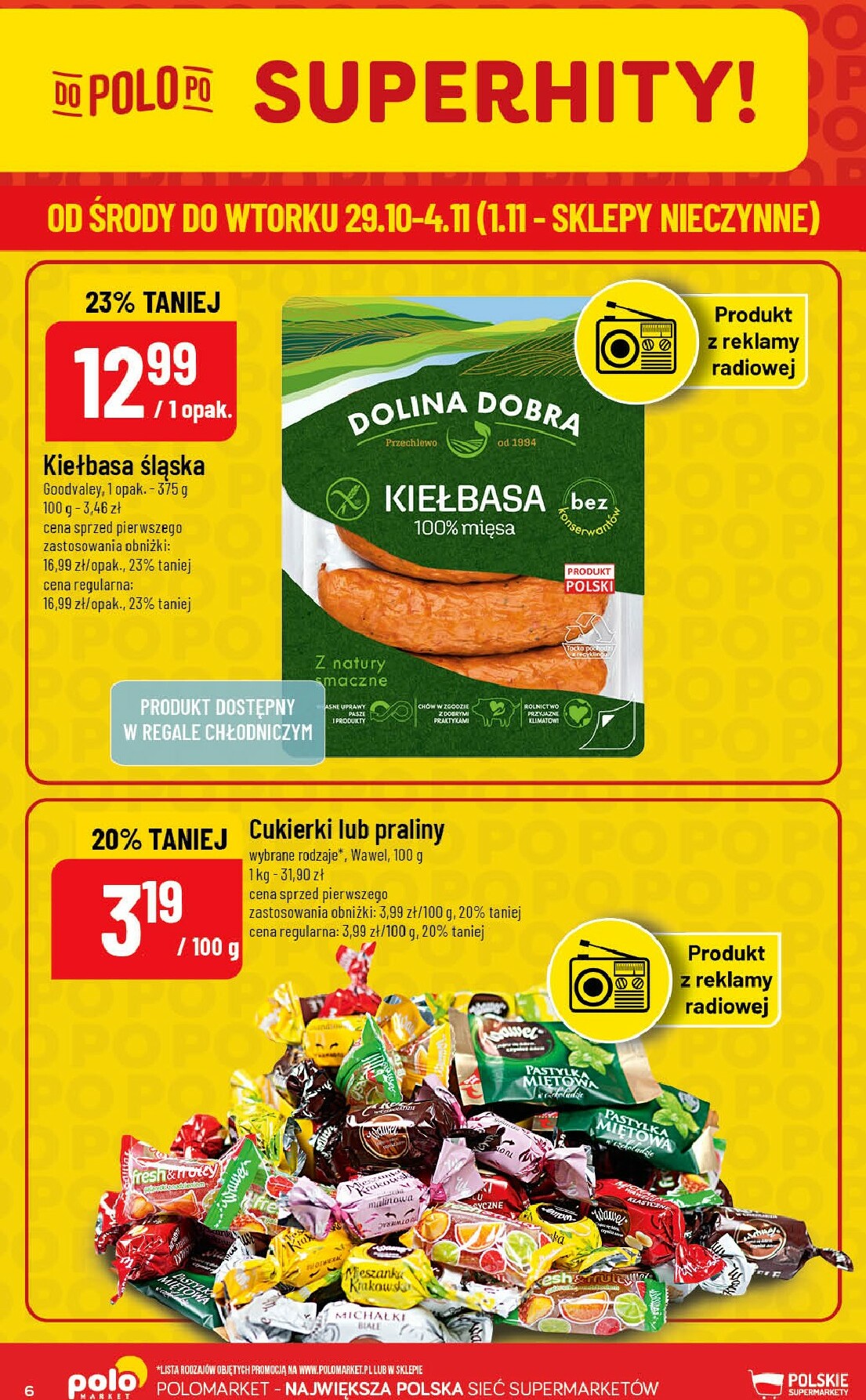 polomarket - Gazetka POLO market - ważna od 29.10. do 04.11. - page: 6 polomarket - Gazetka POLO market - ważna od 29.10. do 04.11. - page: 6