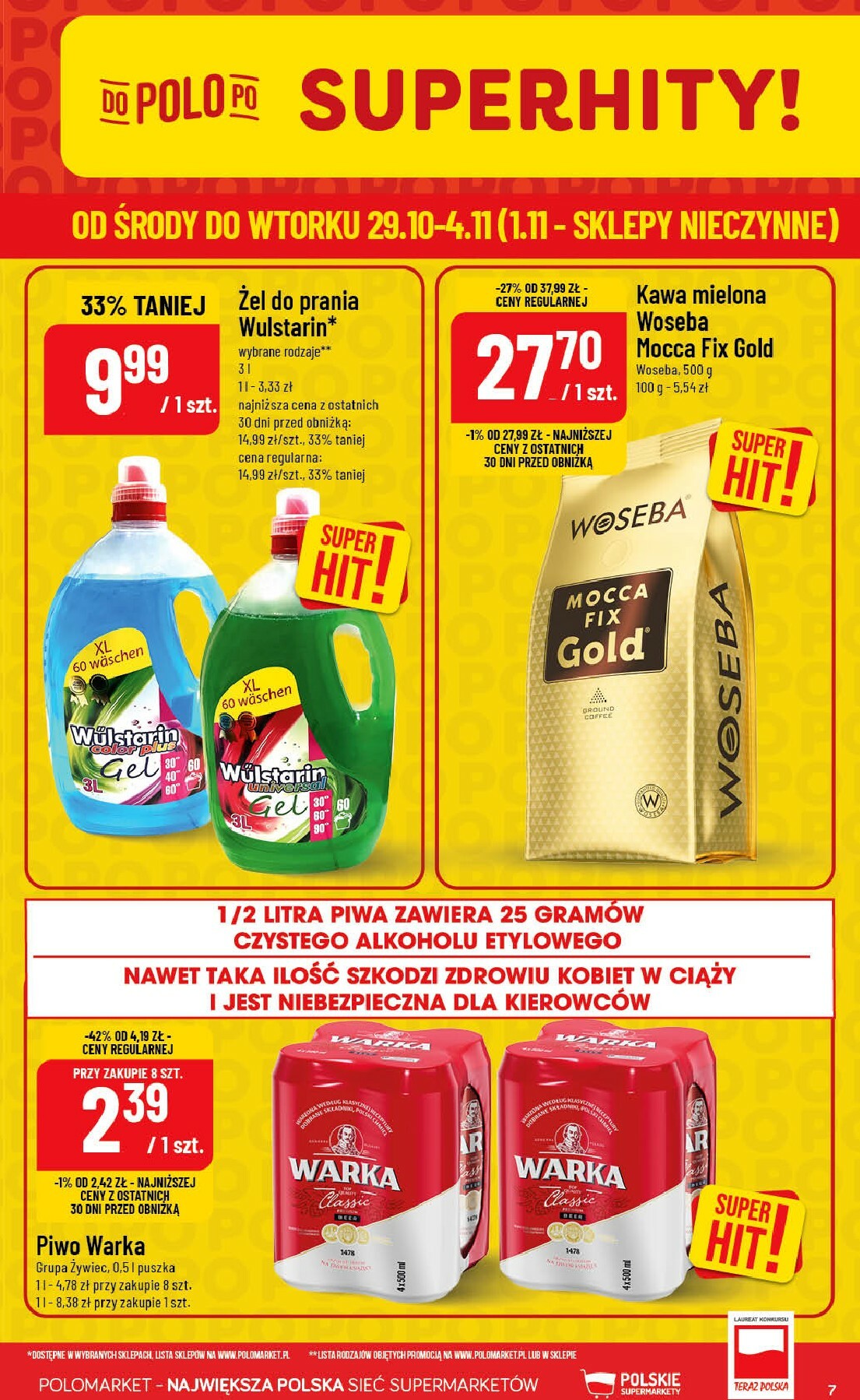 polomarket - Gazetka POLO market - ważna od 29.10. do 04.11. - page: 7 polomarket - Gazetka POLO market - ważna od 29.10. do 04.11. - page: 7