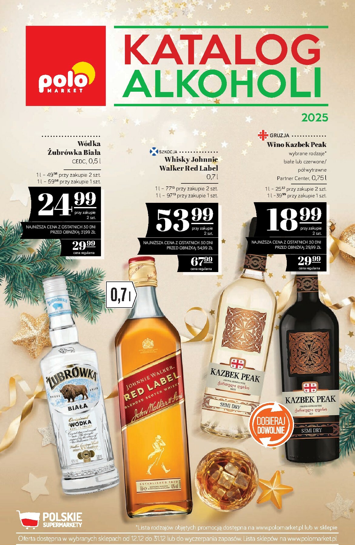 polomarket - Gazetka POLO market - Katalog alkoholi - ważna od 12.12. do 31.12.