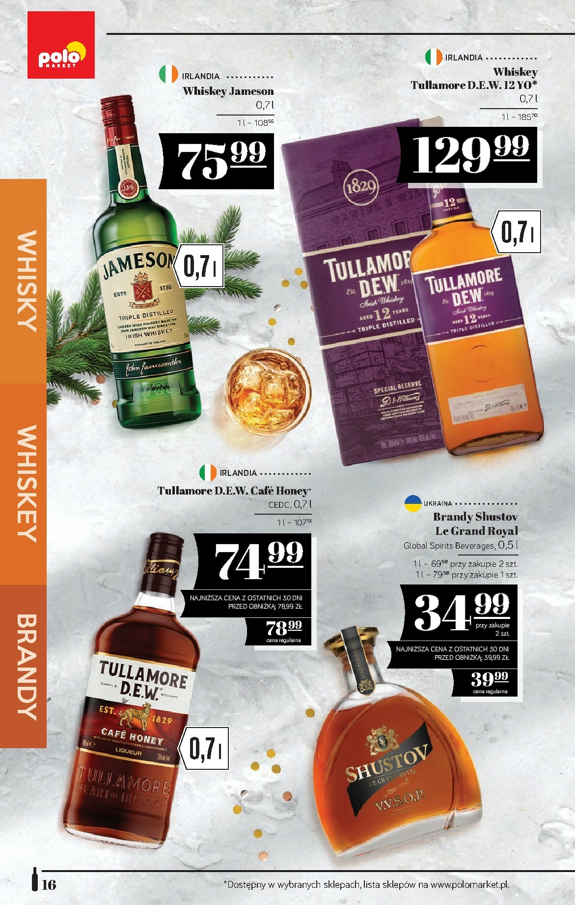 polomarket - Gazetka POLO market - Katalog alkoholi - ważna od 12.12. do 31.12. - page: 16