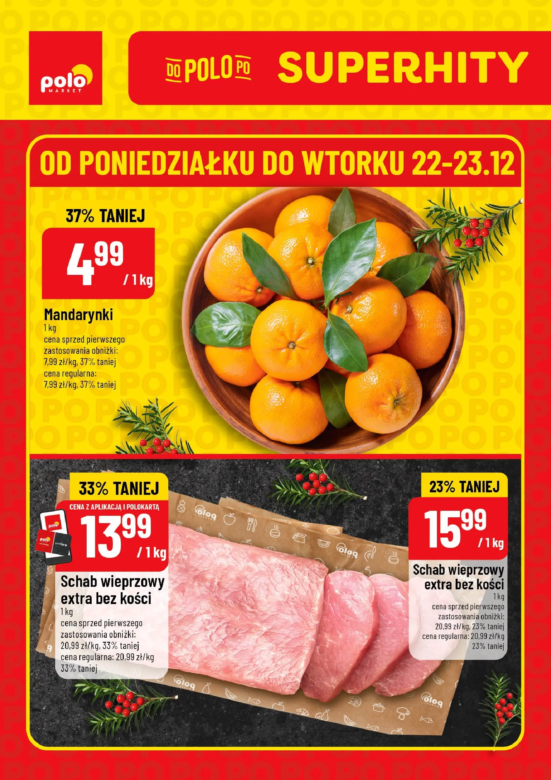 polomarket - Gazetka POLO market - Hity - ważna od 22.12. do 23.12.