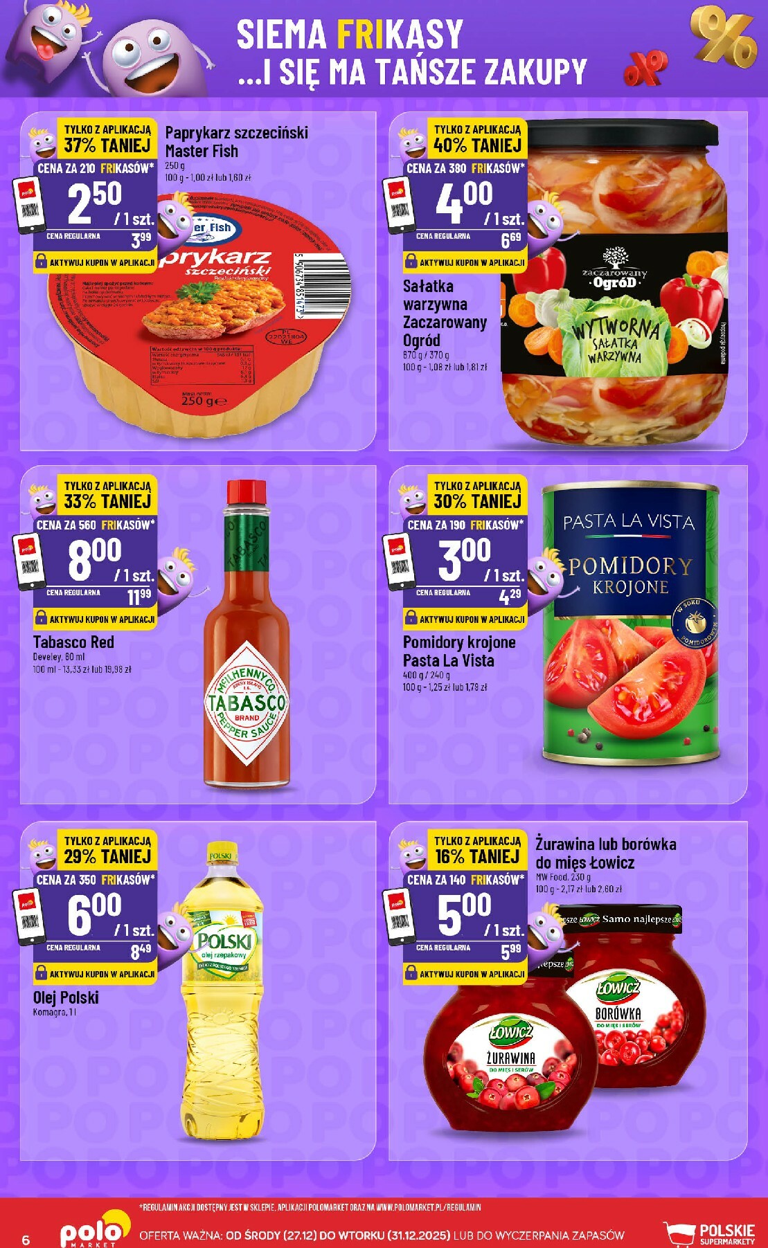 polomarket - Gazetka POLO market - Katalog Frikasy - ważna od 27.12. do 31.12. - page: 6