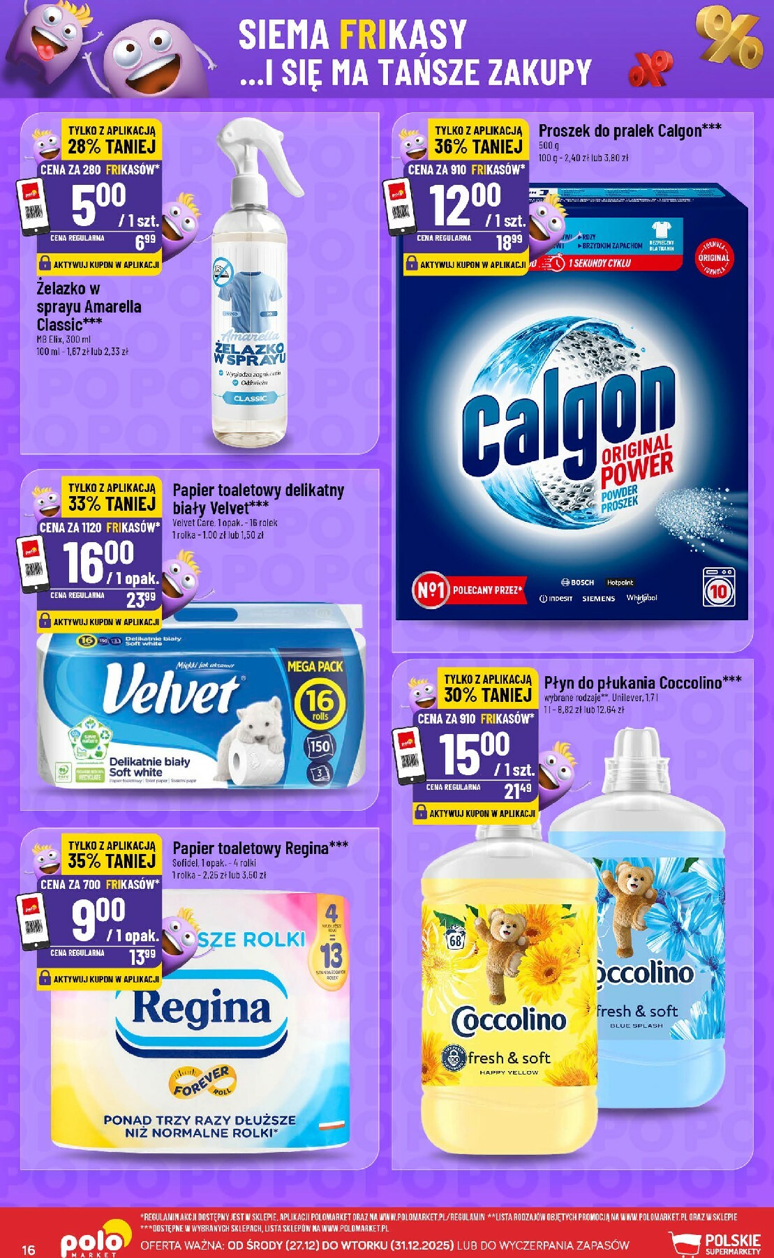 polomarket - Gazetka POLO market - Katalog Frikasy - ważna od 27.12. do 31.12. - page: 16