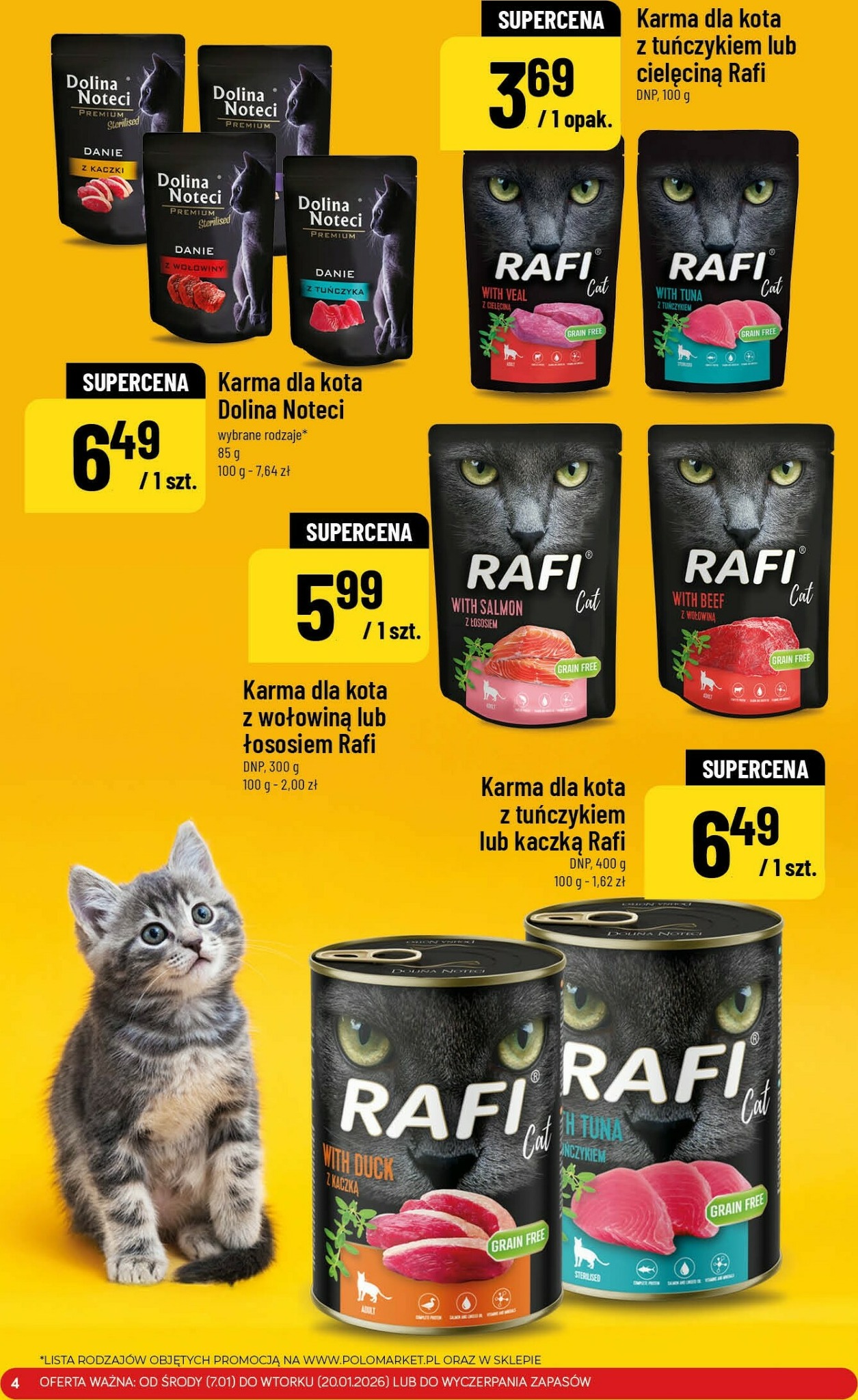 polomarket - Gazetka POLO market - Katalog Pet Food - ważna od 07.01. do 20.01. - page: 4