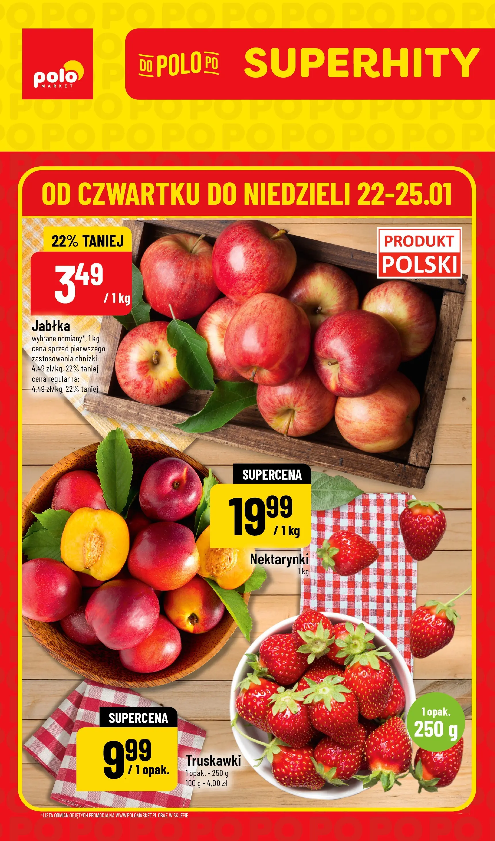 polomarket - Gazetka POLO market - Super Hity na Weekend - ważna od 22.01. do 25.01.