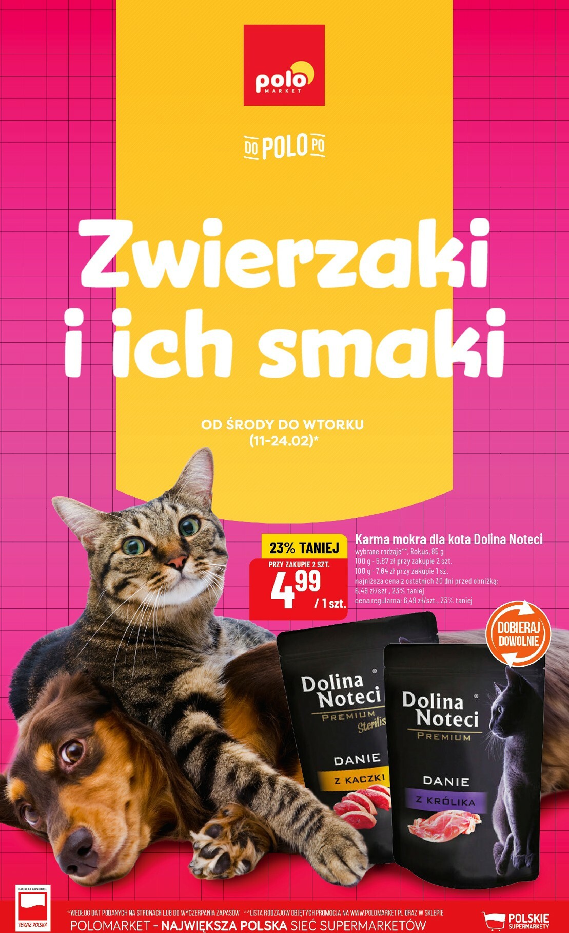 polomarket - Gazetka POLO market - Katalog Zwierzaki i ich smaki - ważna od 11.02.2026 do 24.02.2026