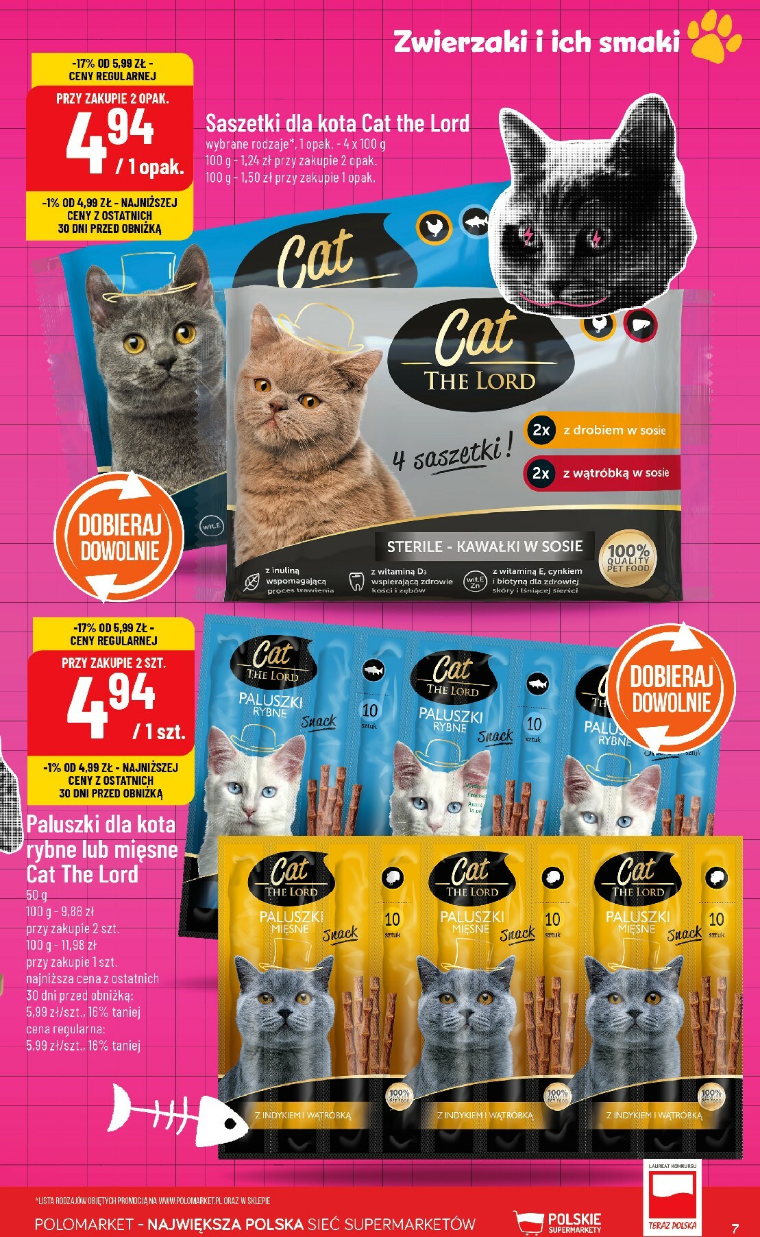 polomarket - Gazetka POLO market - Katalog Zwierzaki i ich smaki - ważna od 11.02.2026 do 24.02.2026 - page: 7