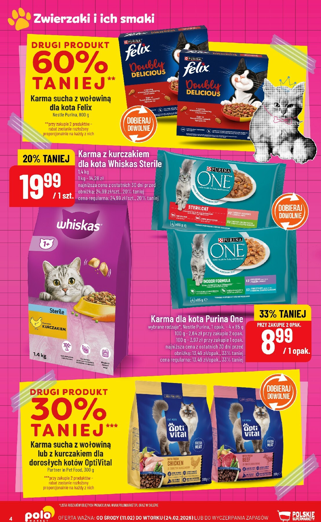 polomarket - Gazetka POLO market - Katalog Zwierzaki i ich smaki - ważna od 11.02.2026 do 24.02.2026 - page: 4