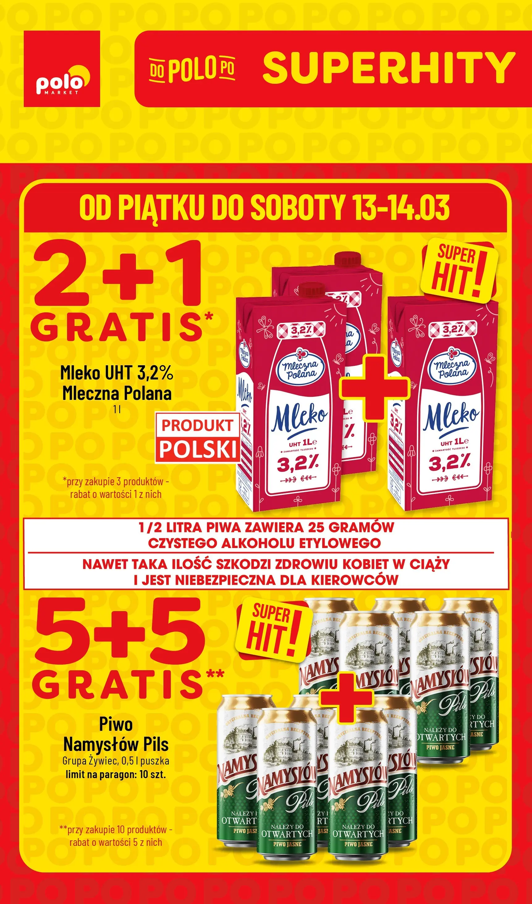 polomarket - Gazetka POLO market - Super Hity na Weekend - ważna od 12.03.2026 do 14.03.2026 - page: 1