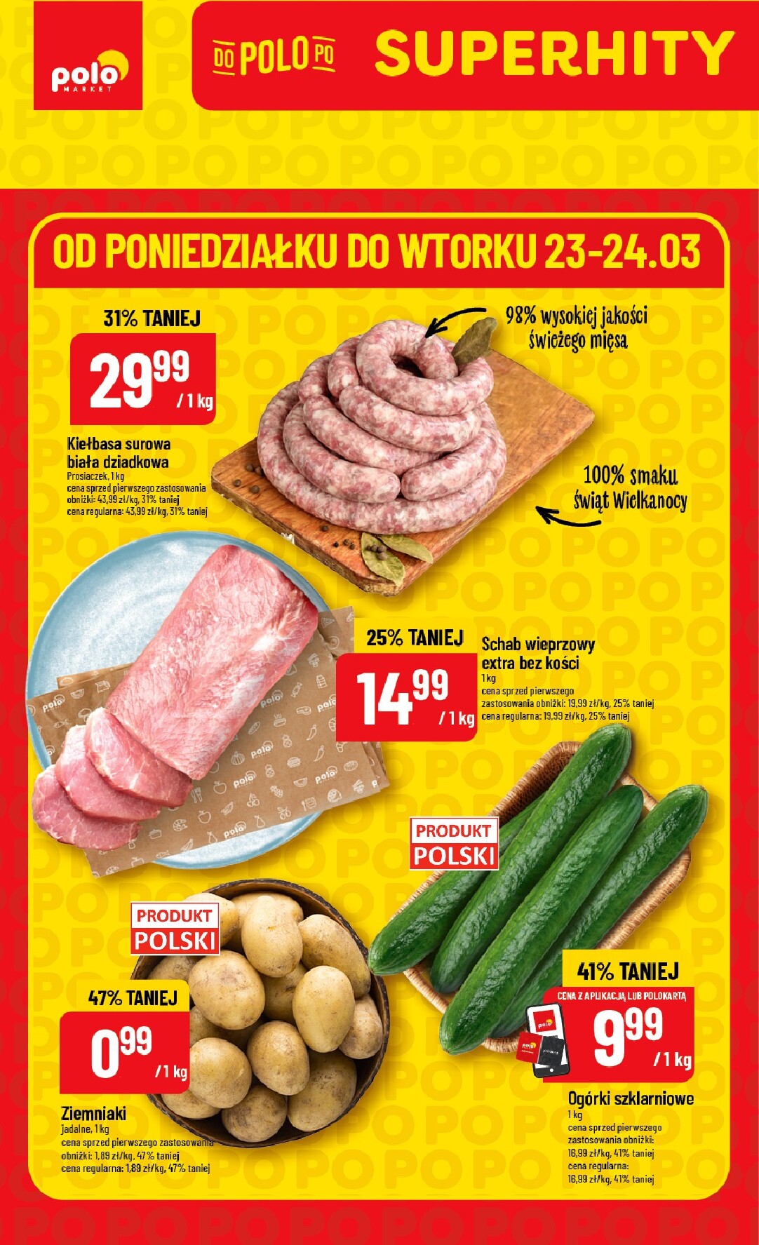 polomarket - Gazetka POLO market - Katalog Superhity - ważna od 23.03.2026 do 24.03.2026