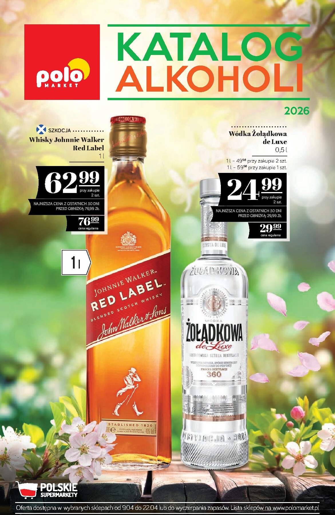 polomarket - Aktualna gazetka POLO market - Katalog Alkoholi ważna od 09.04.2026 do 22.04.2026