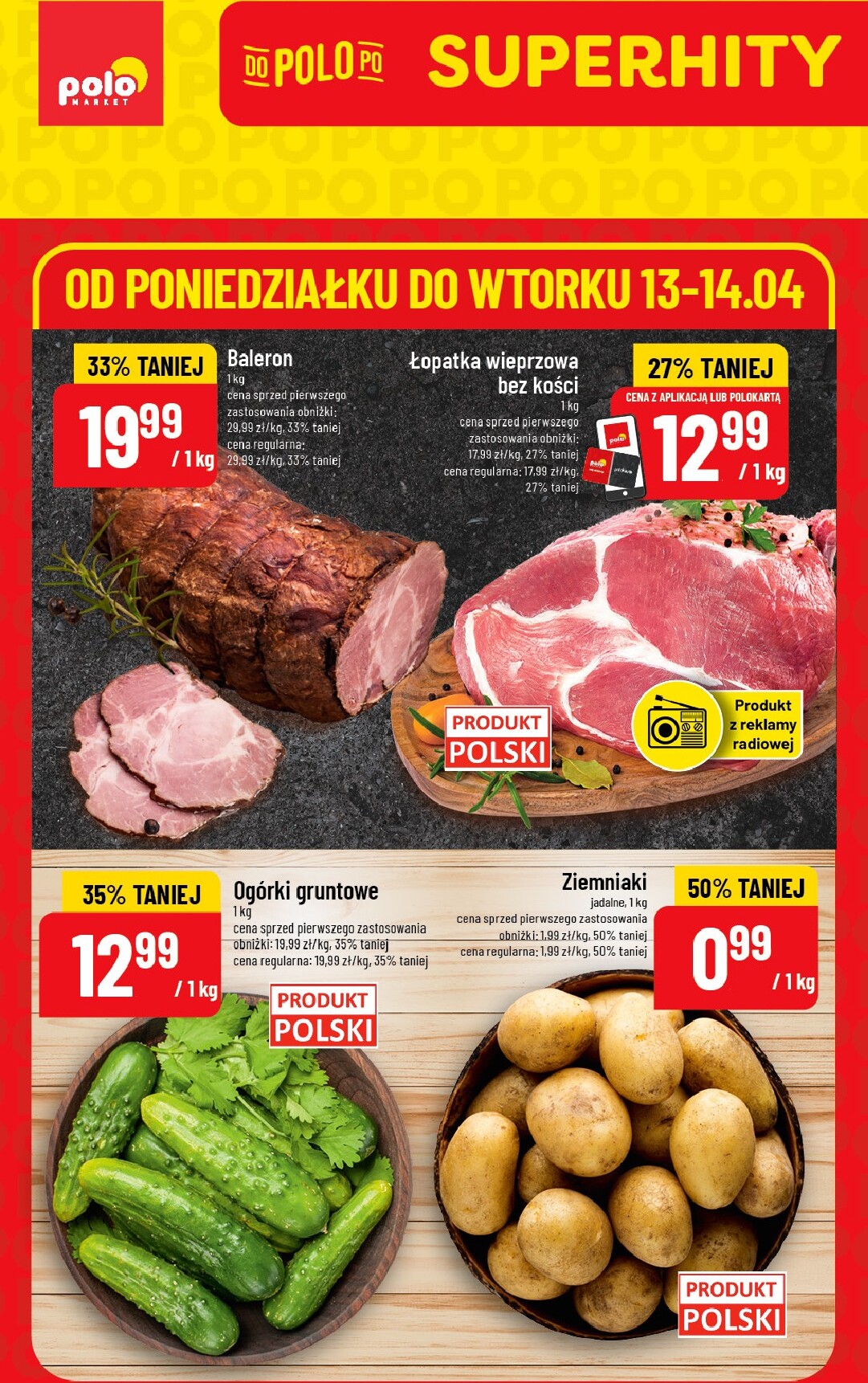 polomarket - Aktualna gazetka POLO market - Katalog Superhity ważna od 13.04.2026 do 14.04.2026