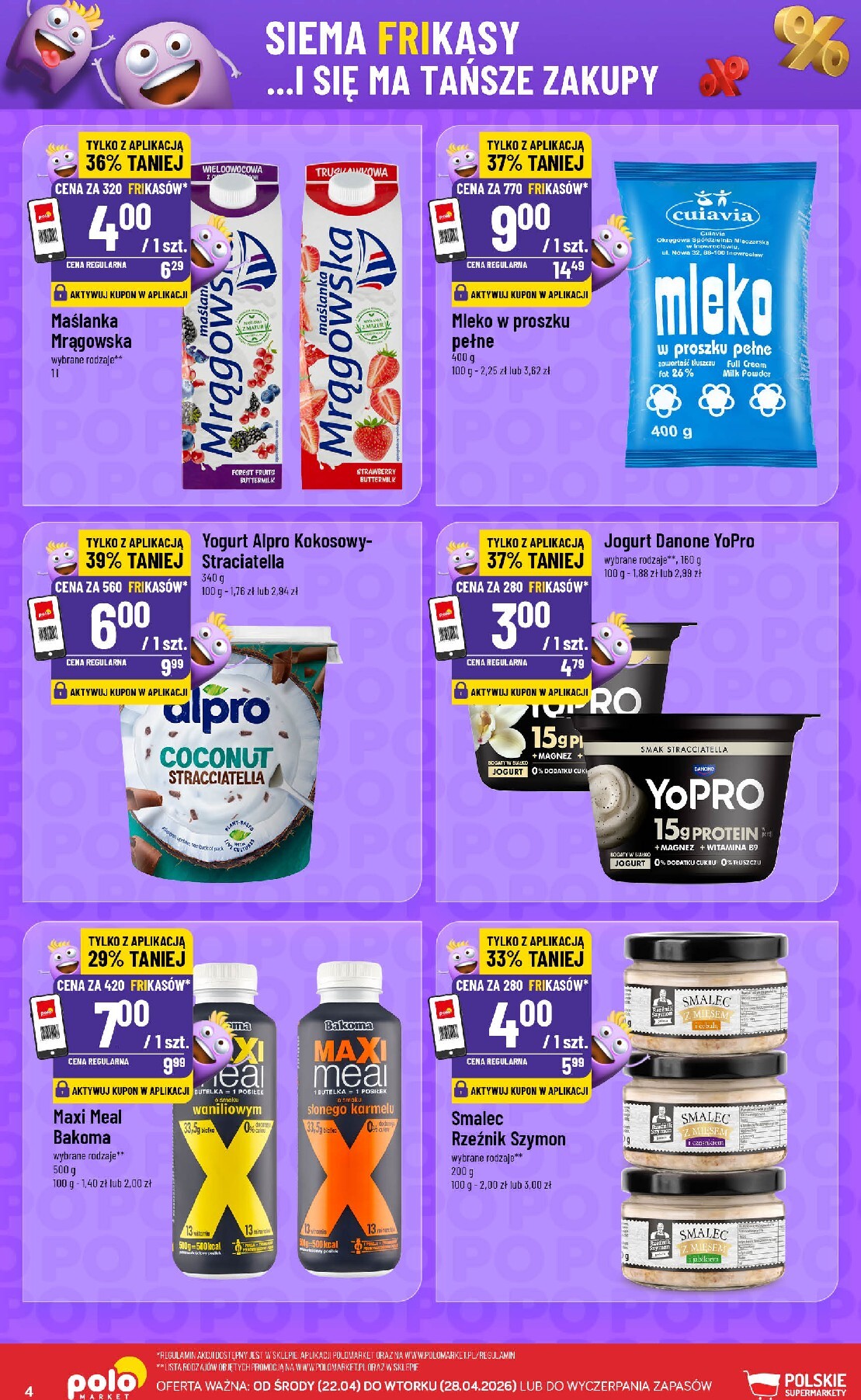 polomarket - Nowa gazetka POLO market - Katalog Frikasy ważna od 22.04.2026 do 28.04.2026 - page: 4