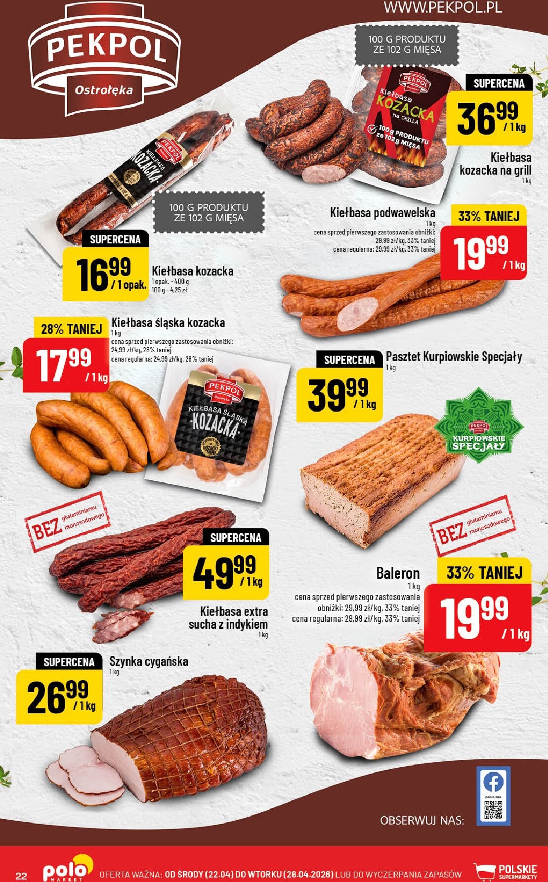 polomarket - Nowa gazetka POLO market ważna od 22.04.2026 do 28.04.2026 - page: 22