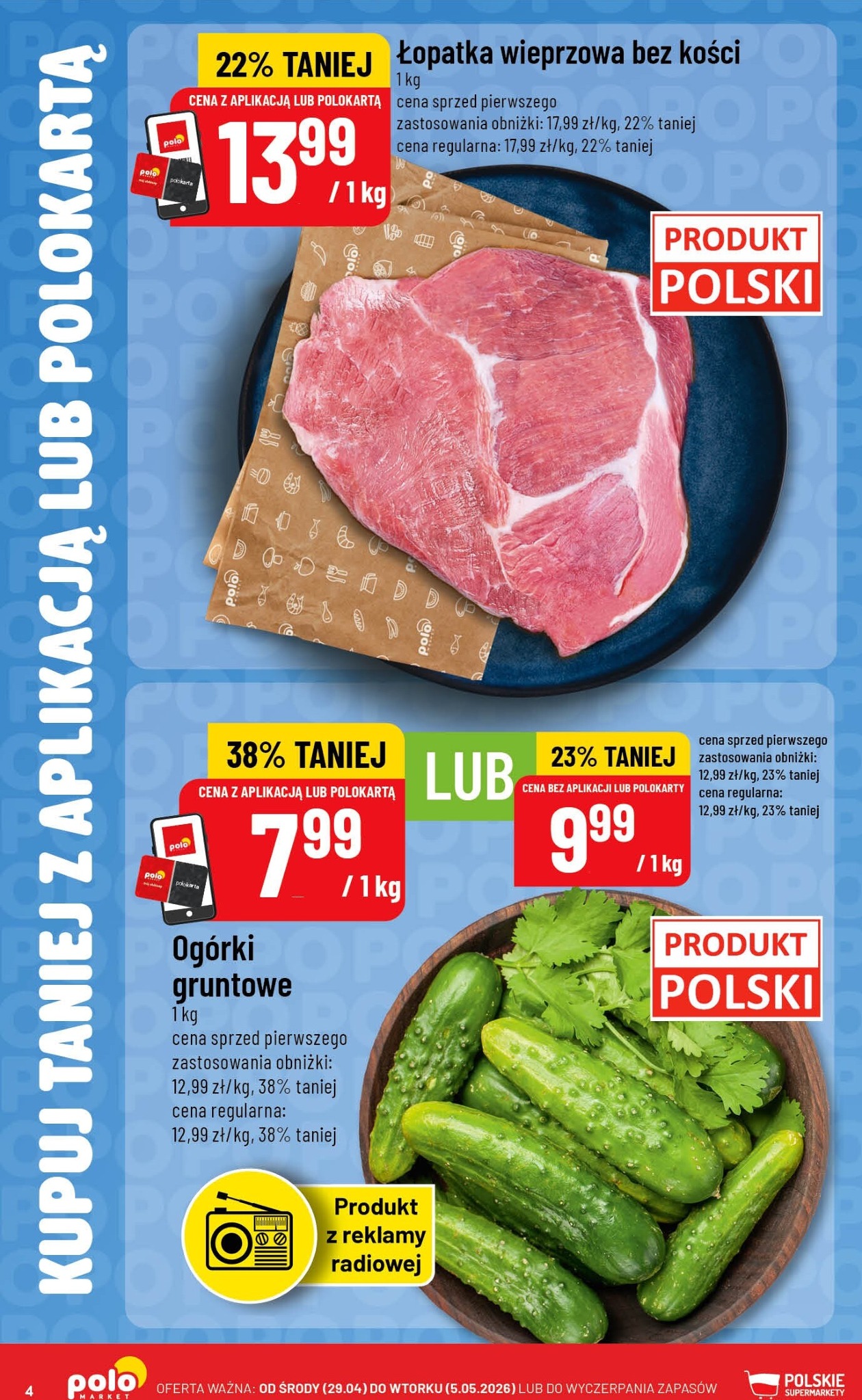 polomarket - Aktualna gazetka POLO market - Kupuj taniej z POLOappką ważna od 29.04.2026 do 05.05.2026 - page: 4