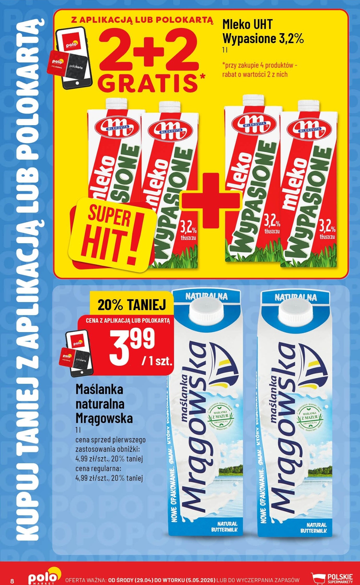polomarket - Aktualna gazetka POLO market - Kupuj taniej z POLOappką ważna od 29.04.2026 do 05.05.2026 - page: 8