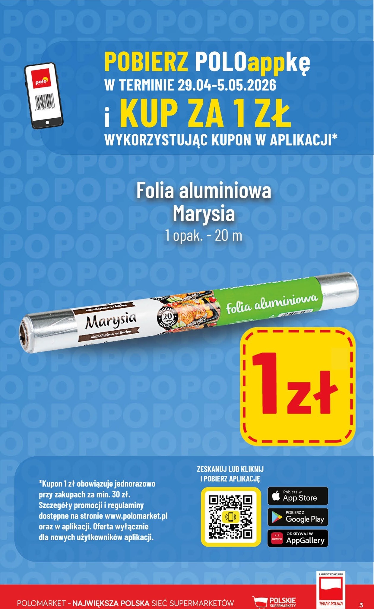 polomarket - Aktualna gazetka POLO market - Kupuj taniej z POLOappką ważna od 29.04.2026 do 05.05.2026 - page: 3