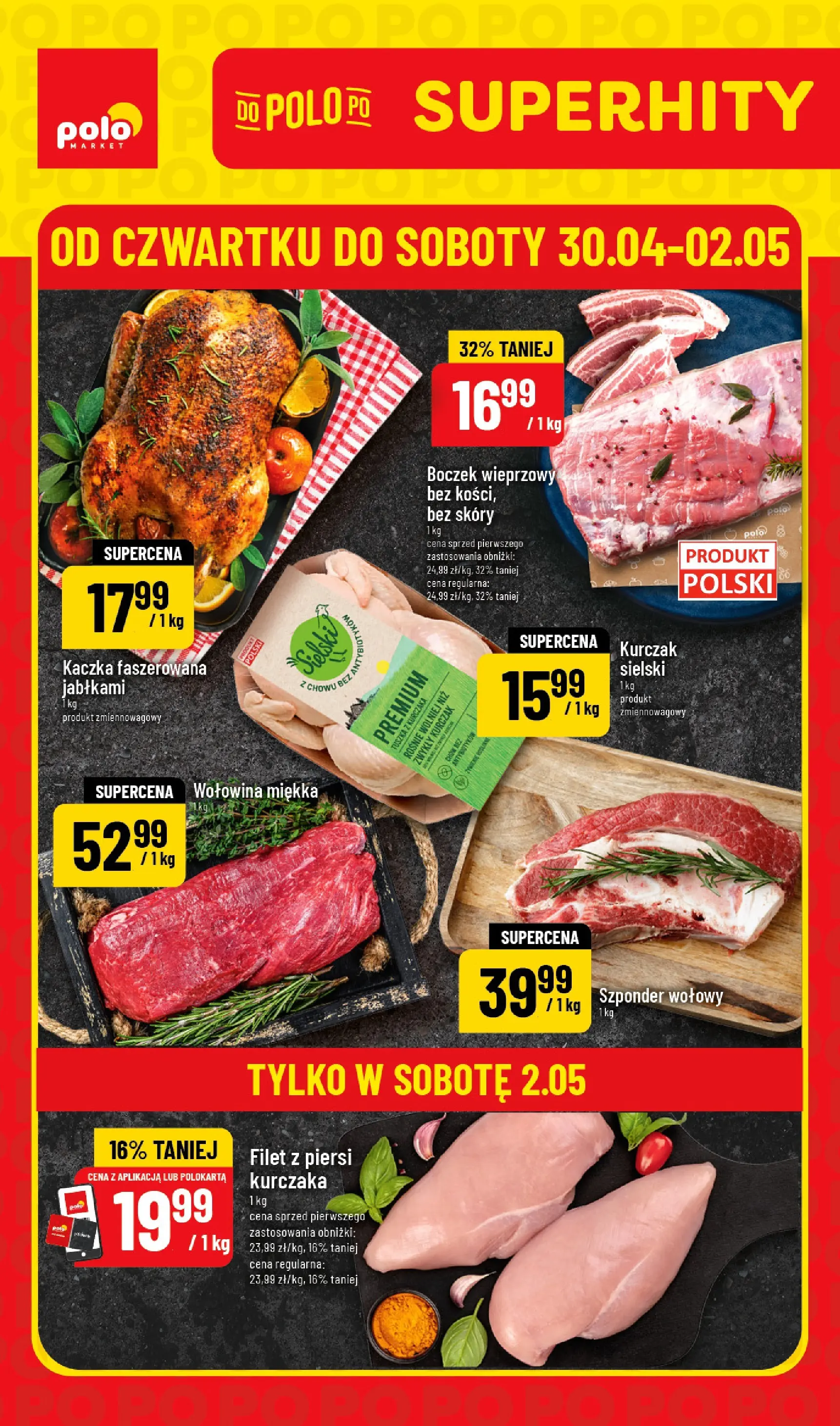 polomarket - Aktualna gazetka POLO market - Super Hity na Weekend ważna od 30.04.2026 do 02.05.2026
