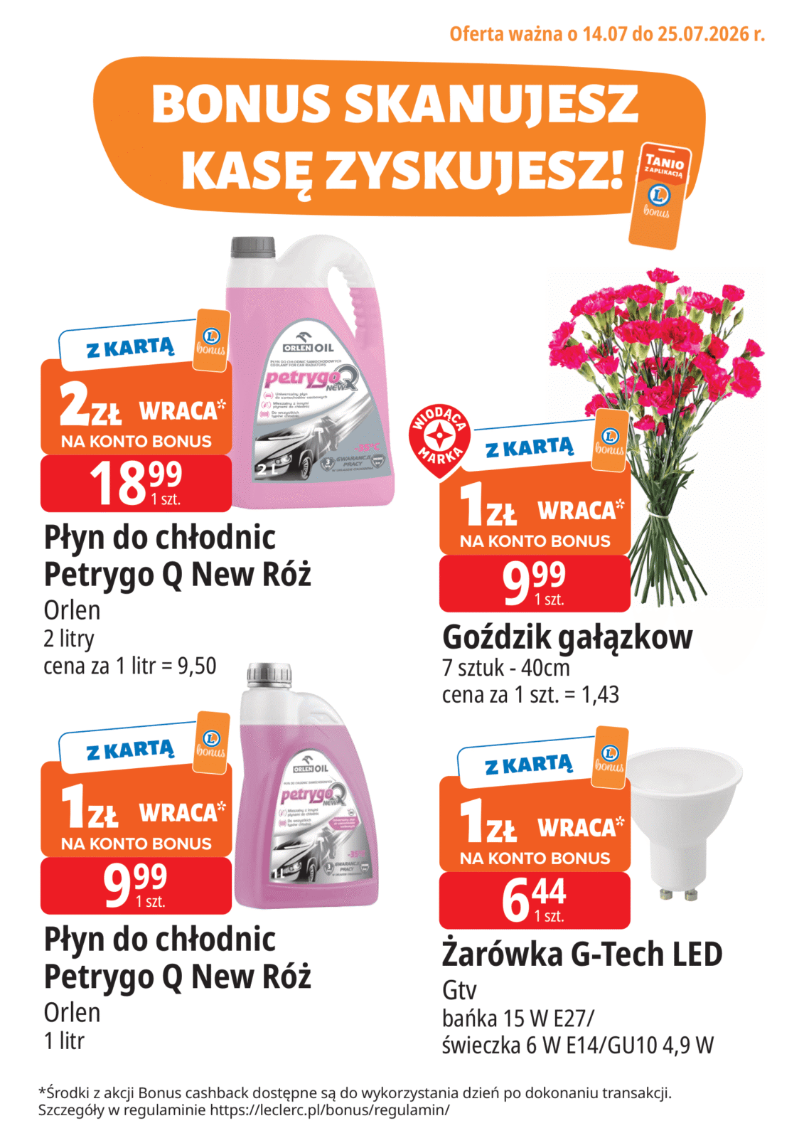 e-leclerc - Nowa gazetka E.Leclerc - Kupuj tanio z bonus ważna od 14.07.2026 do 25.07.2026 - page: 15