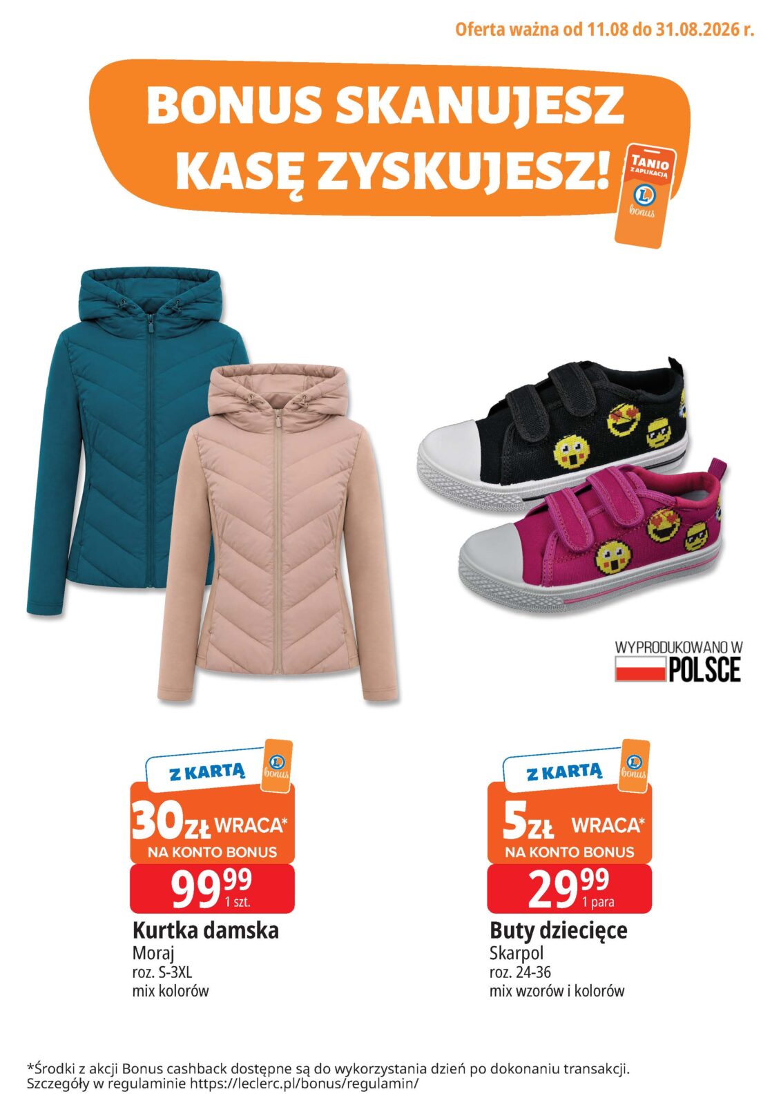 e-leclerc - Nowa gazetka E.Leclerc - Bonus skanujesz kasę zyskujesz ważna od 11.08.2026 do 31.08.2026 - page: 4