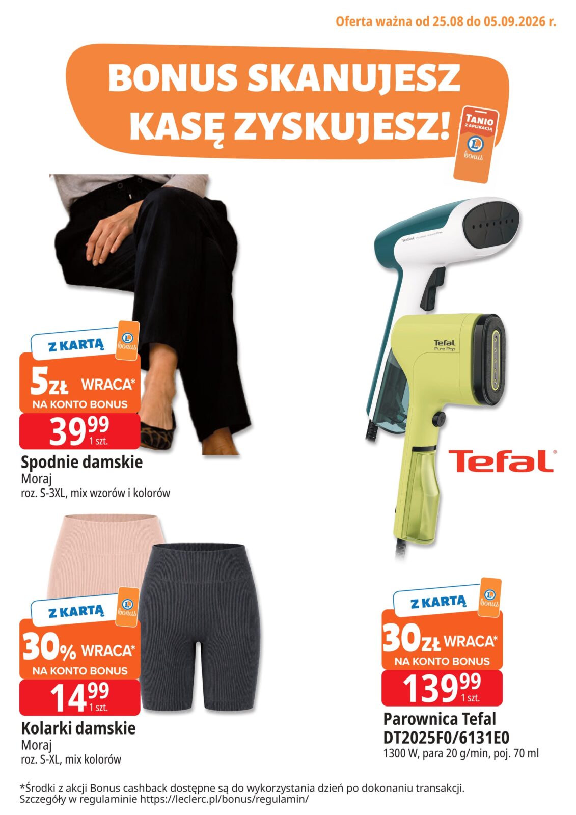 e-leclerc - Aktualna gazetka E.Leclerc - Bonus skanujesz kasę zyskujesz ważna od 25.08.2026 do 05.09.2026 - page: 5