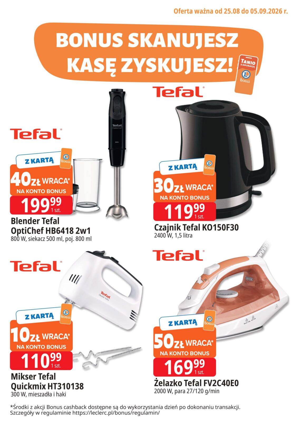 e-leclerc - Aktualna gazetka E.Leclerc - Bonus skanujesz kasę zyskujesz ważna od 25.08.2026 do 05.09.2026 - page: 6