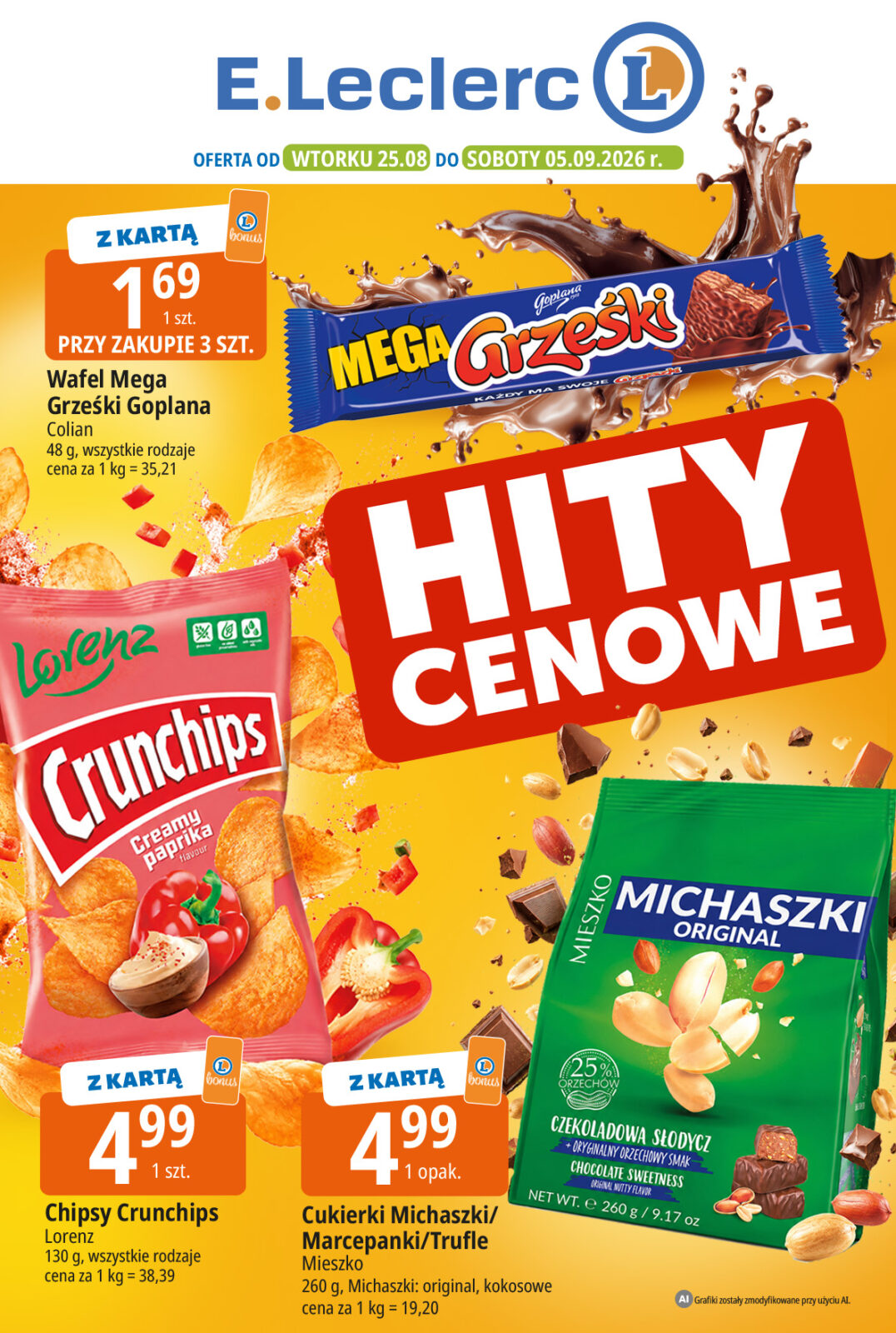 e-leclerc - Aktualna gazetka E.Leclerc - Hity cenowe ważna od 25.08.2026 do 05.09.2026