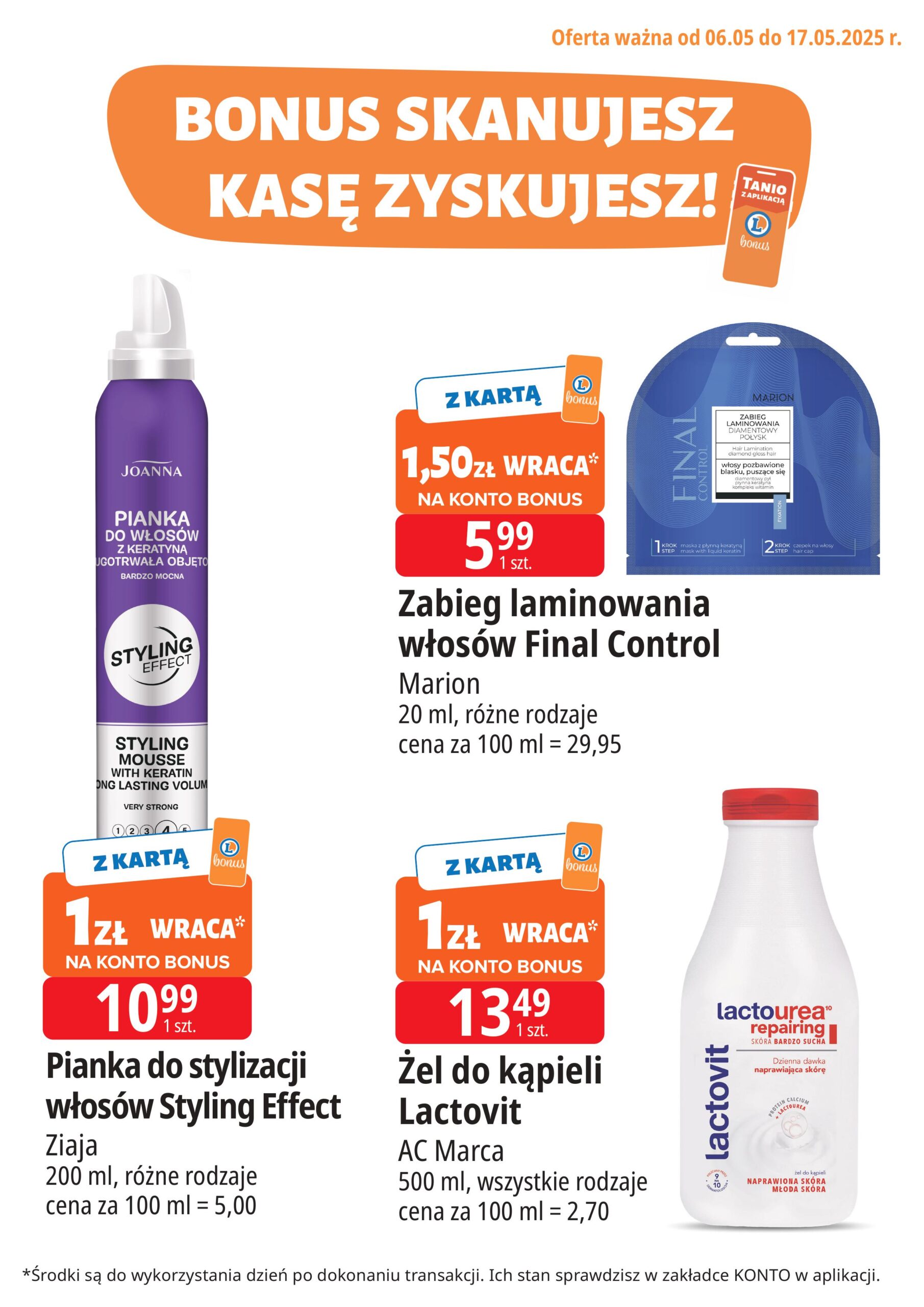 e-leclerc - E.Leclerc - Bonus skanujesz kasę zyskujesz gazetka ważna od 06.05. - 17.05. - page: 3